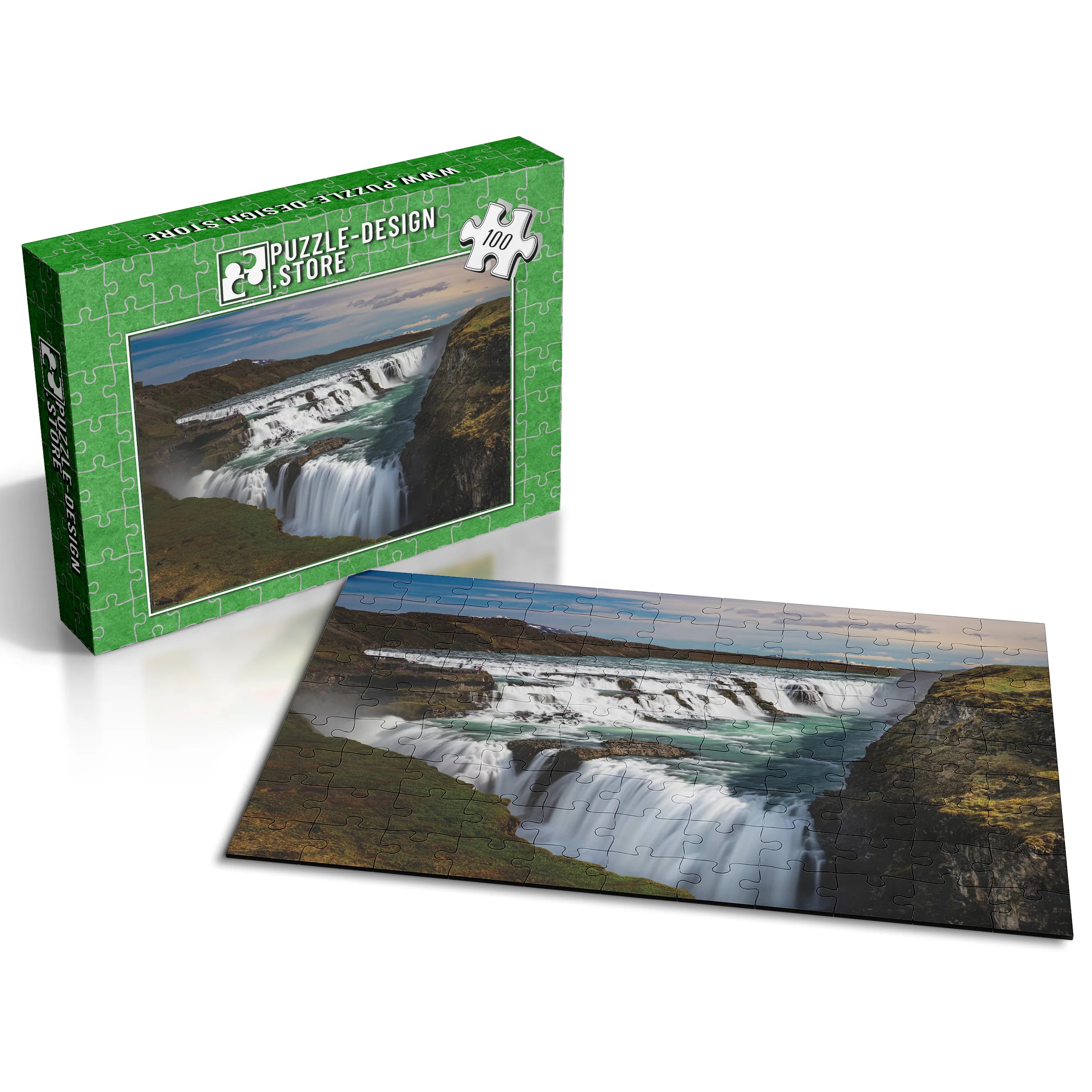 Iceland Wasserfall Gulfoss