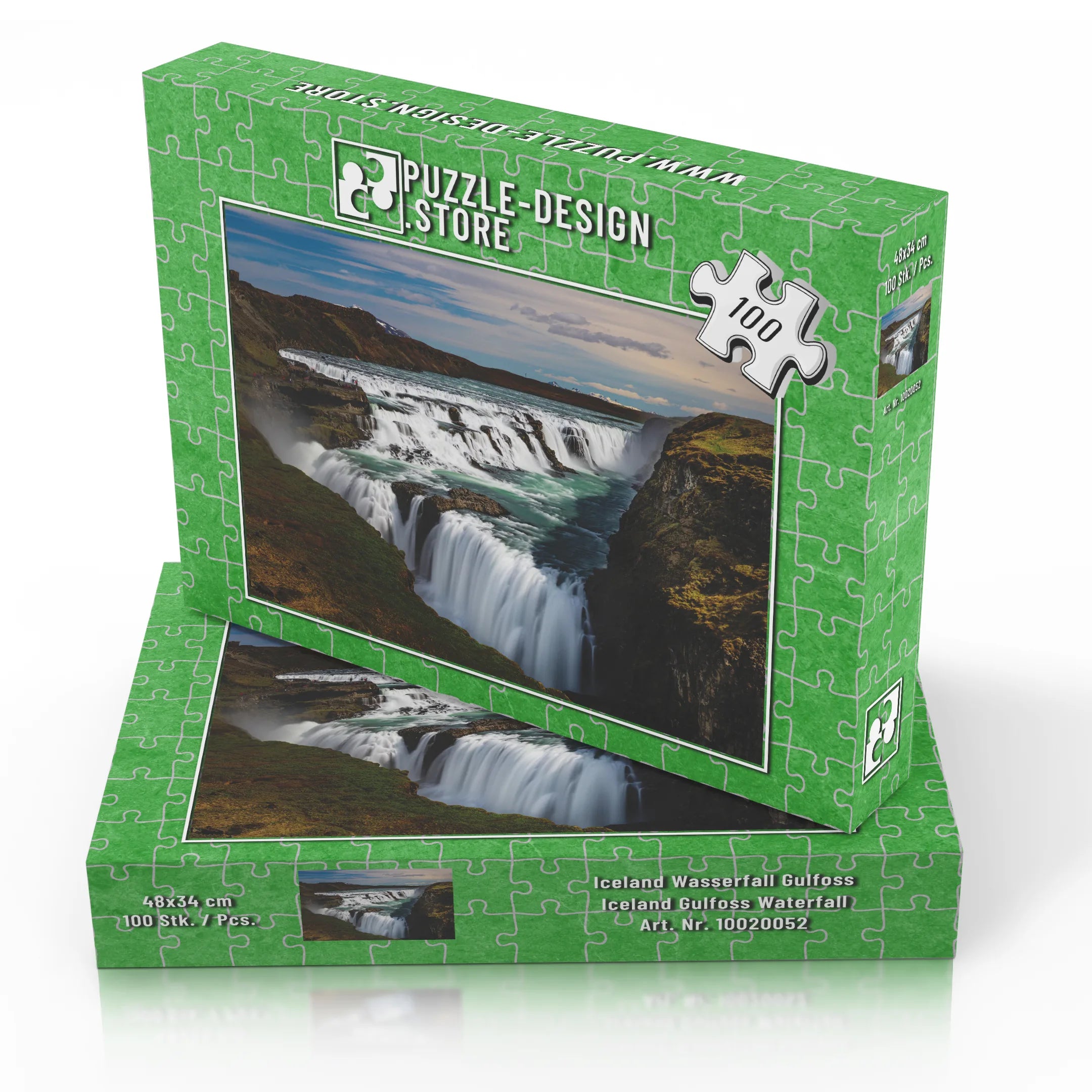 Iceland Wasserfall Gulfoss