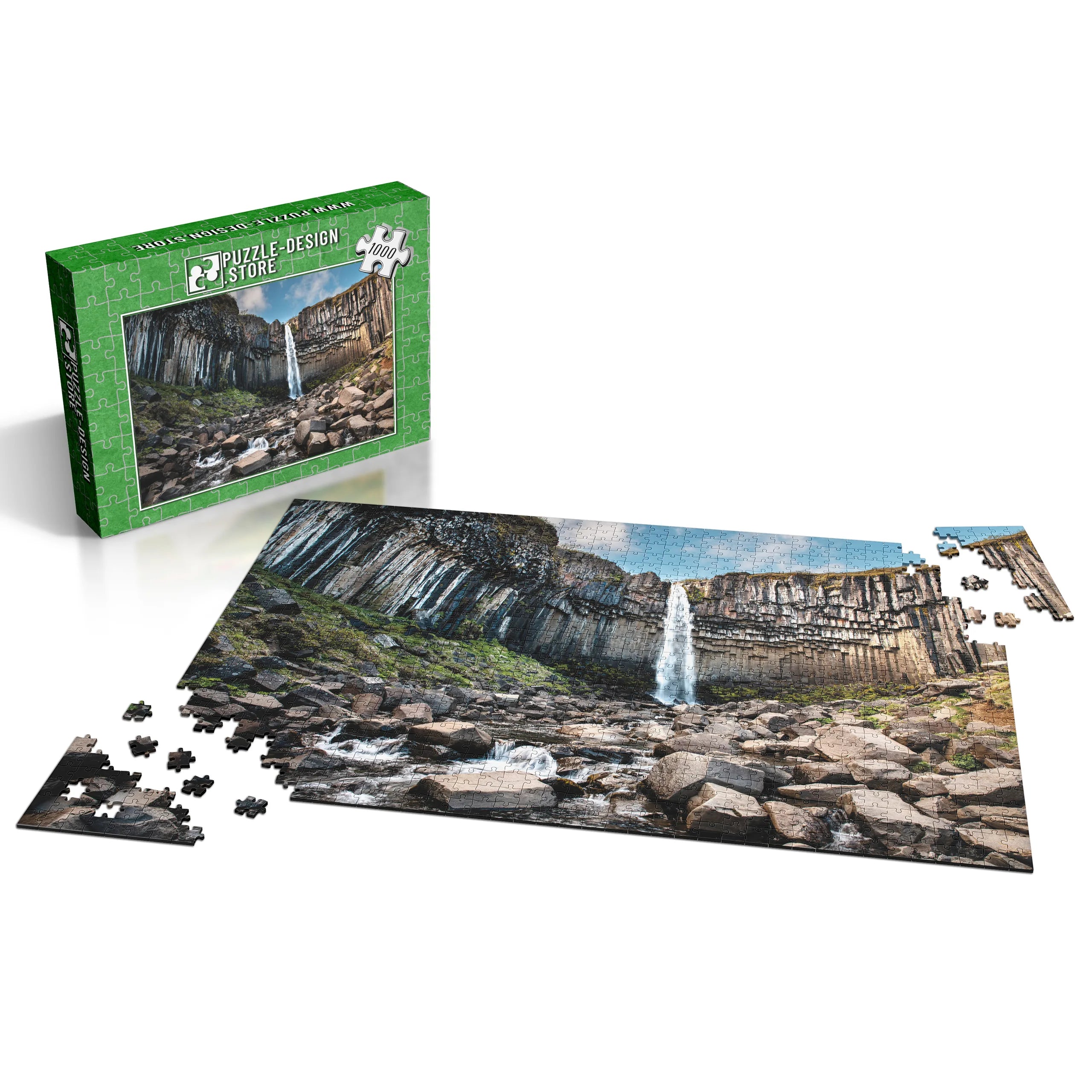 Iceland Wasserfall Svartifoss