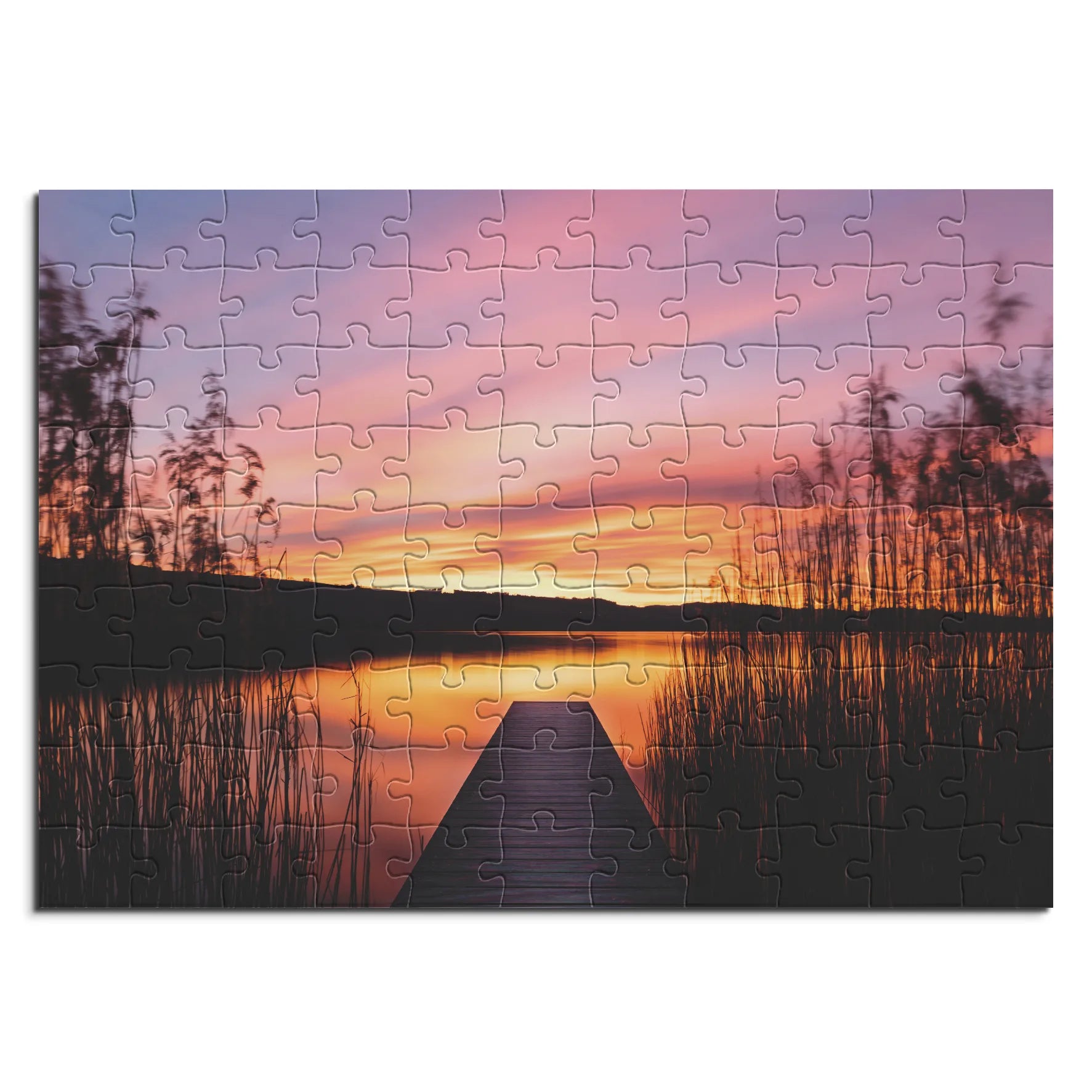 Jetée du coucher de soleil