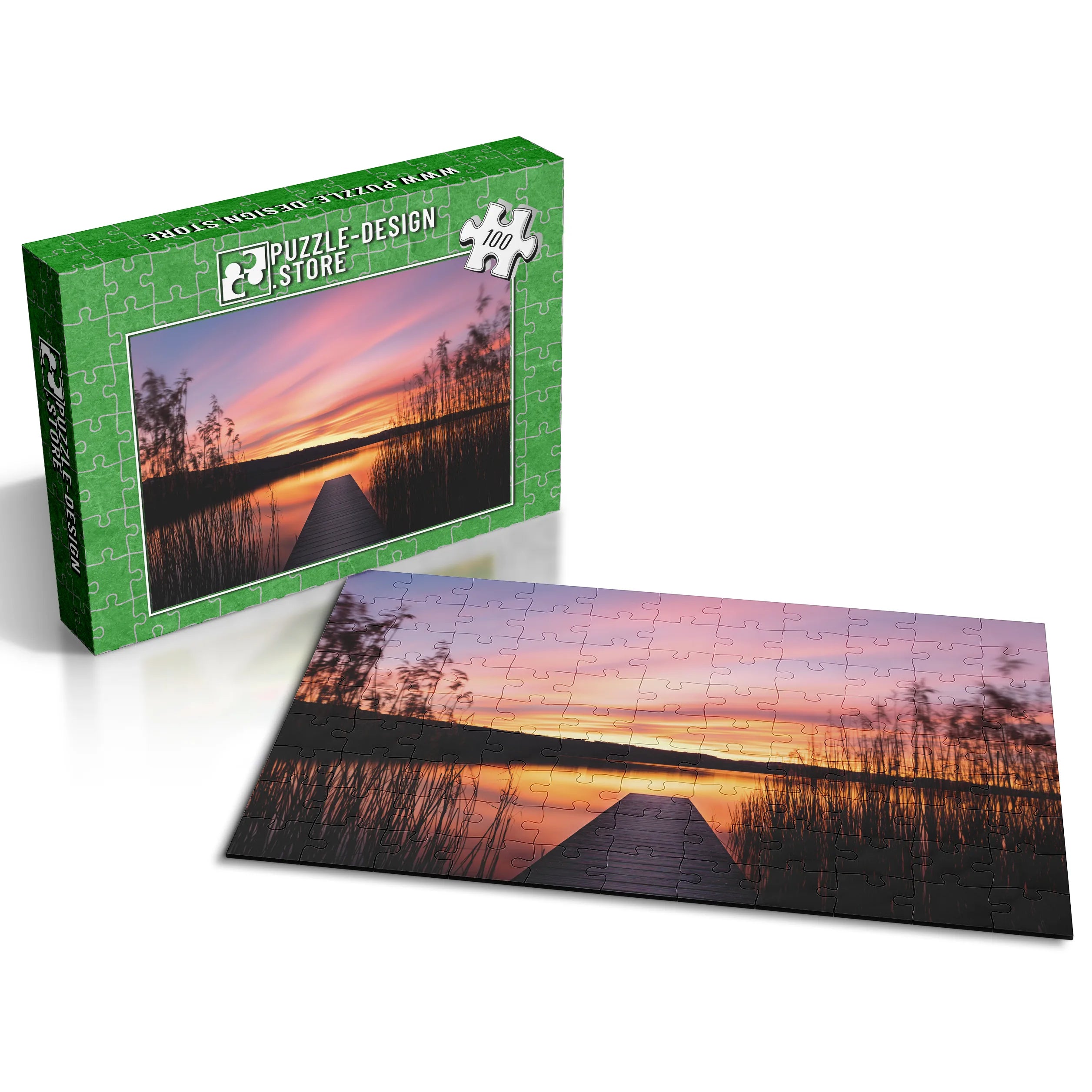 Jetée du coucher de soleil