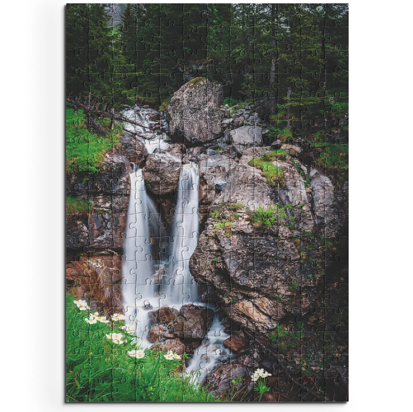 Zwillingswasserfall Alpen