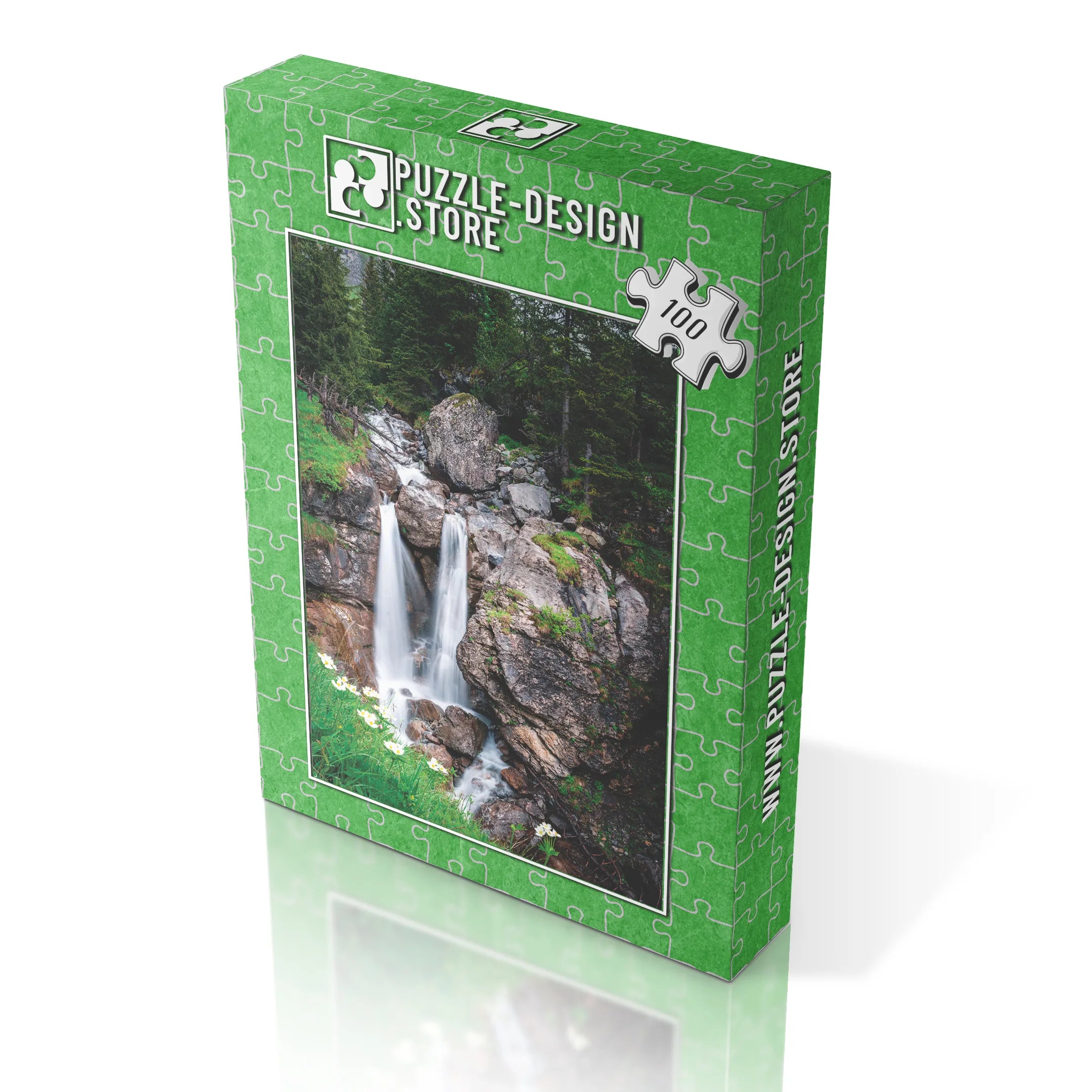 Zwillingswasserfall Alpen