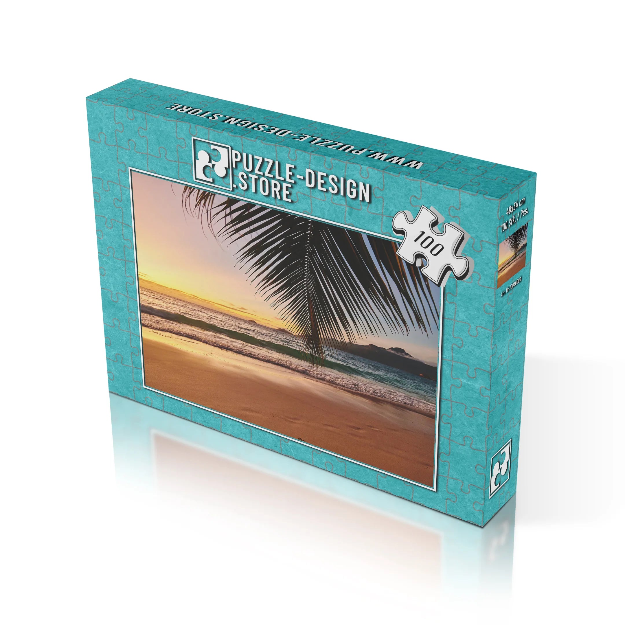 Coucher de soleil sous les palmiers