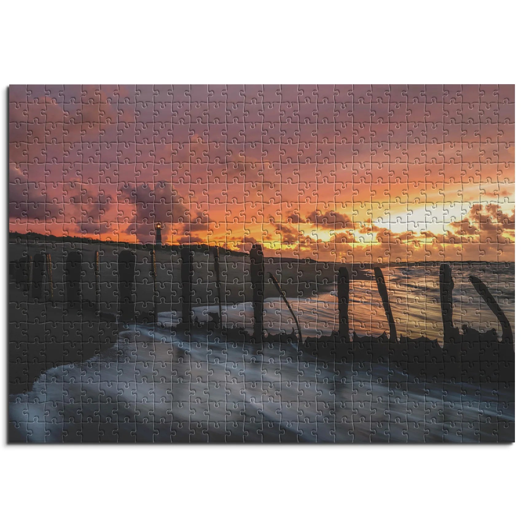 Sonnenuntergang am Strand