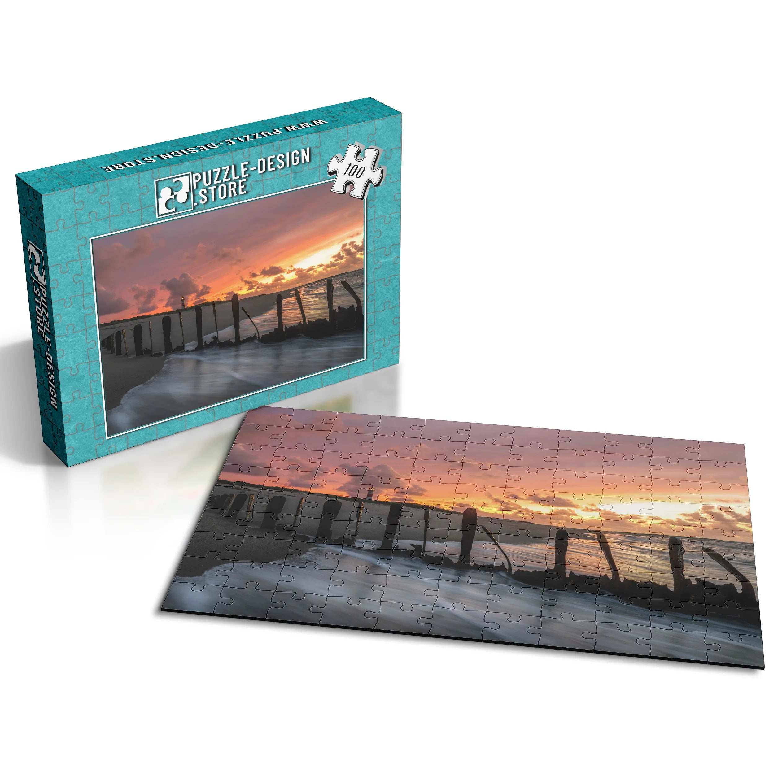 Sonnenuntergang am Strand