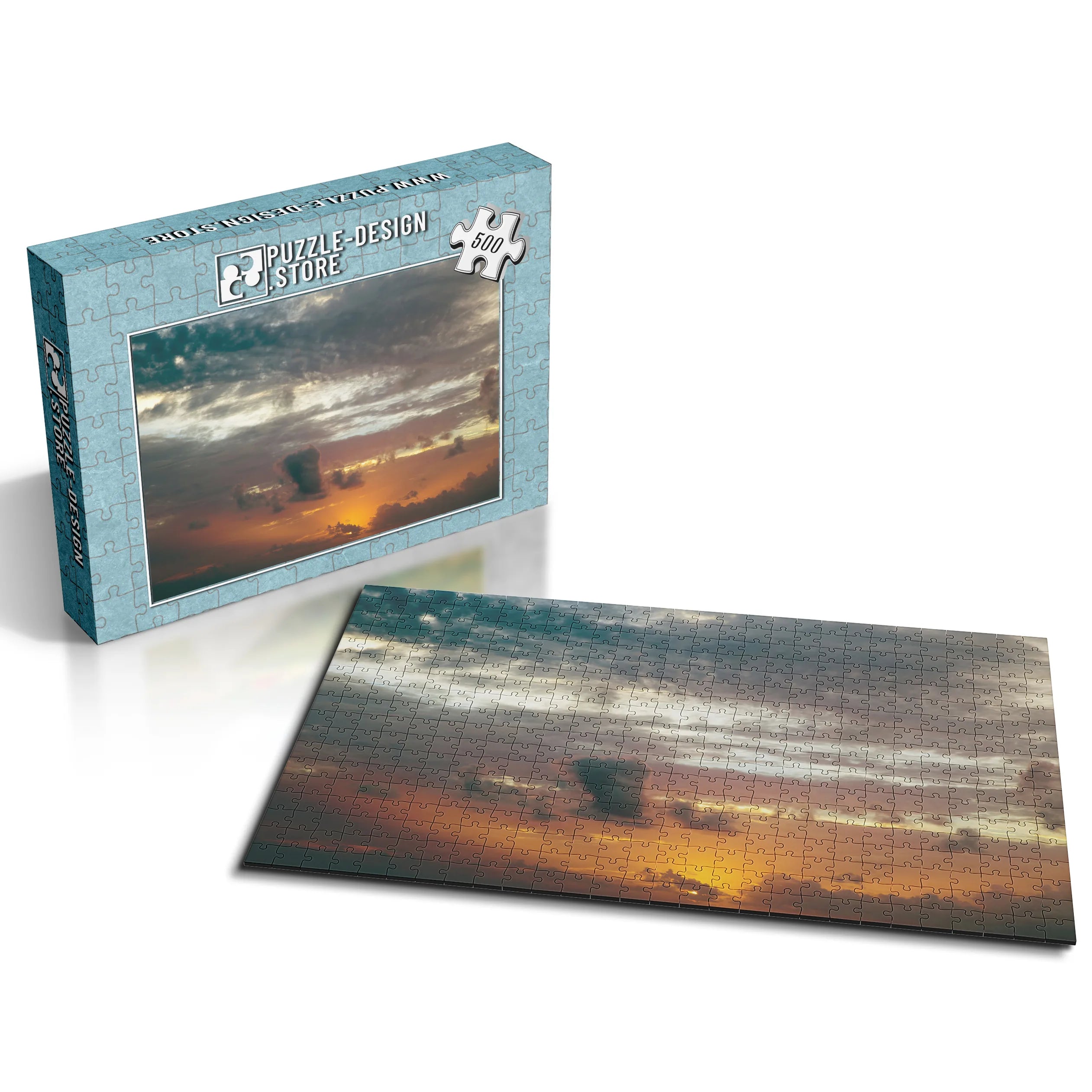 Couleurs spectaculaires du ciel du soir