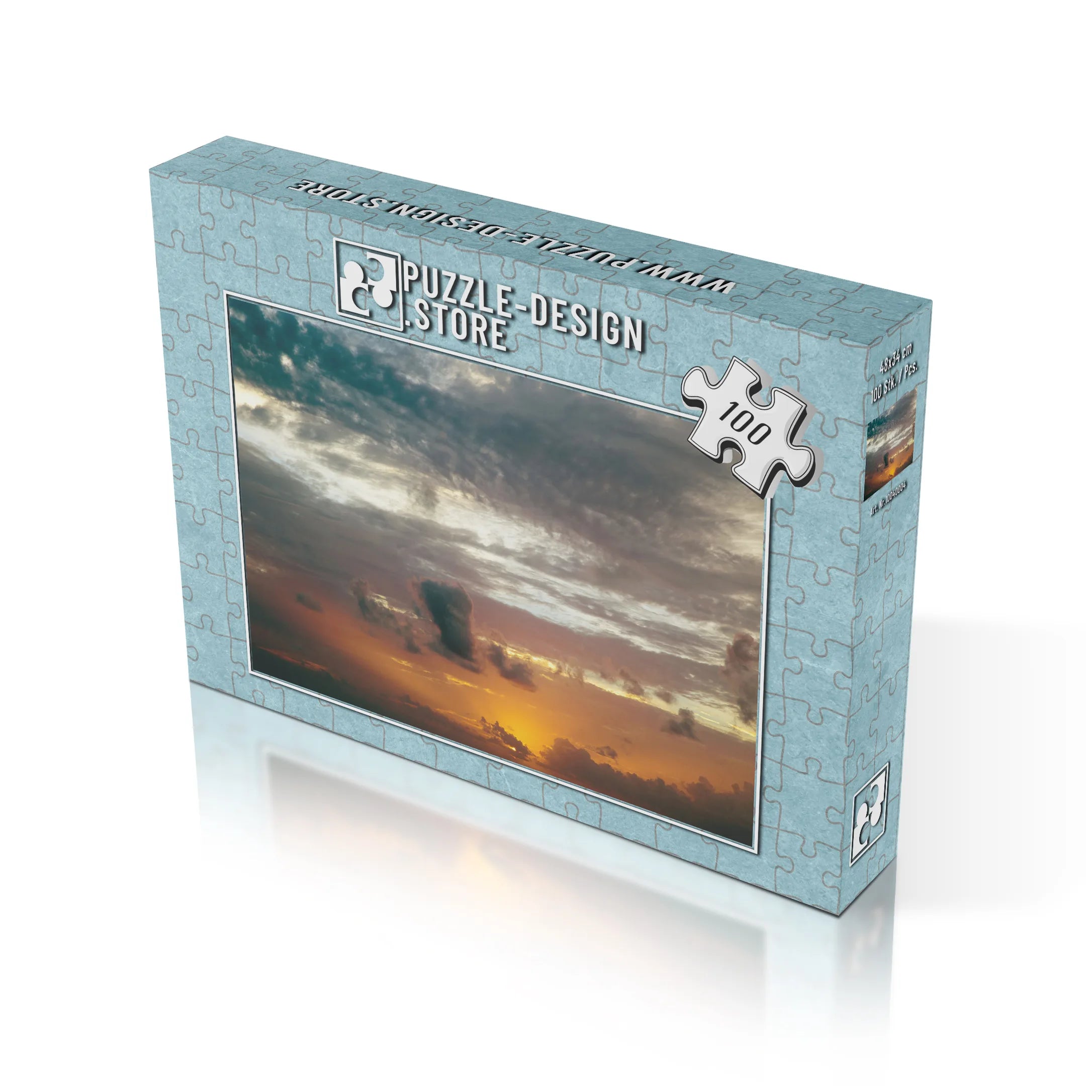 Dramatische Abendhimmel Farben