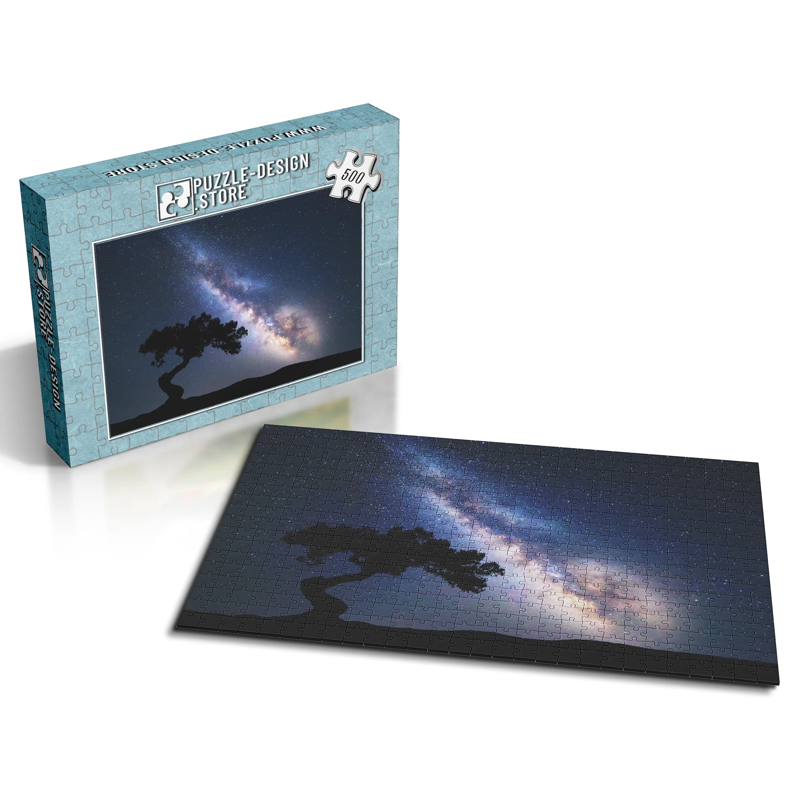 Milchstraße über Baum