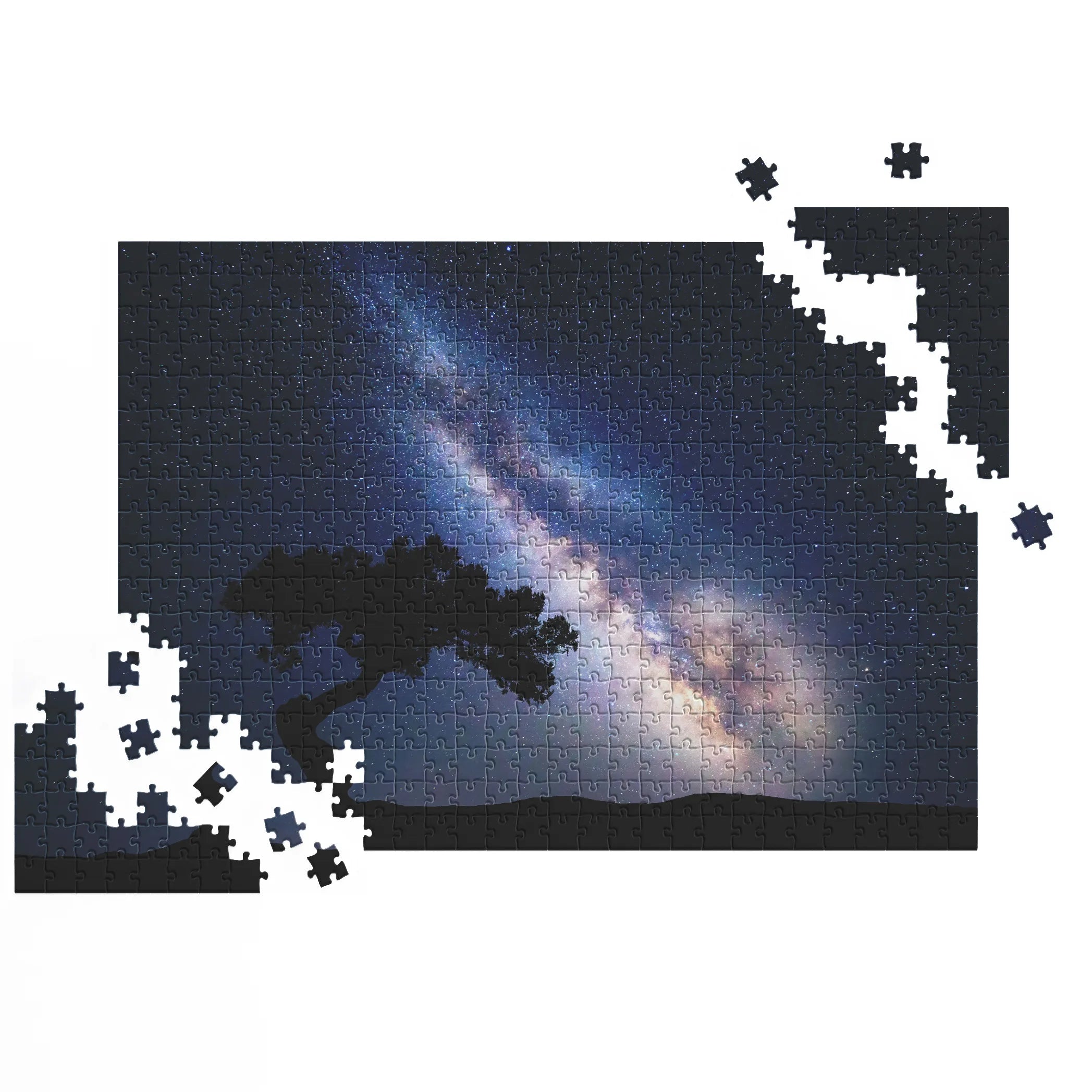 Milchstraße über Baum