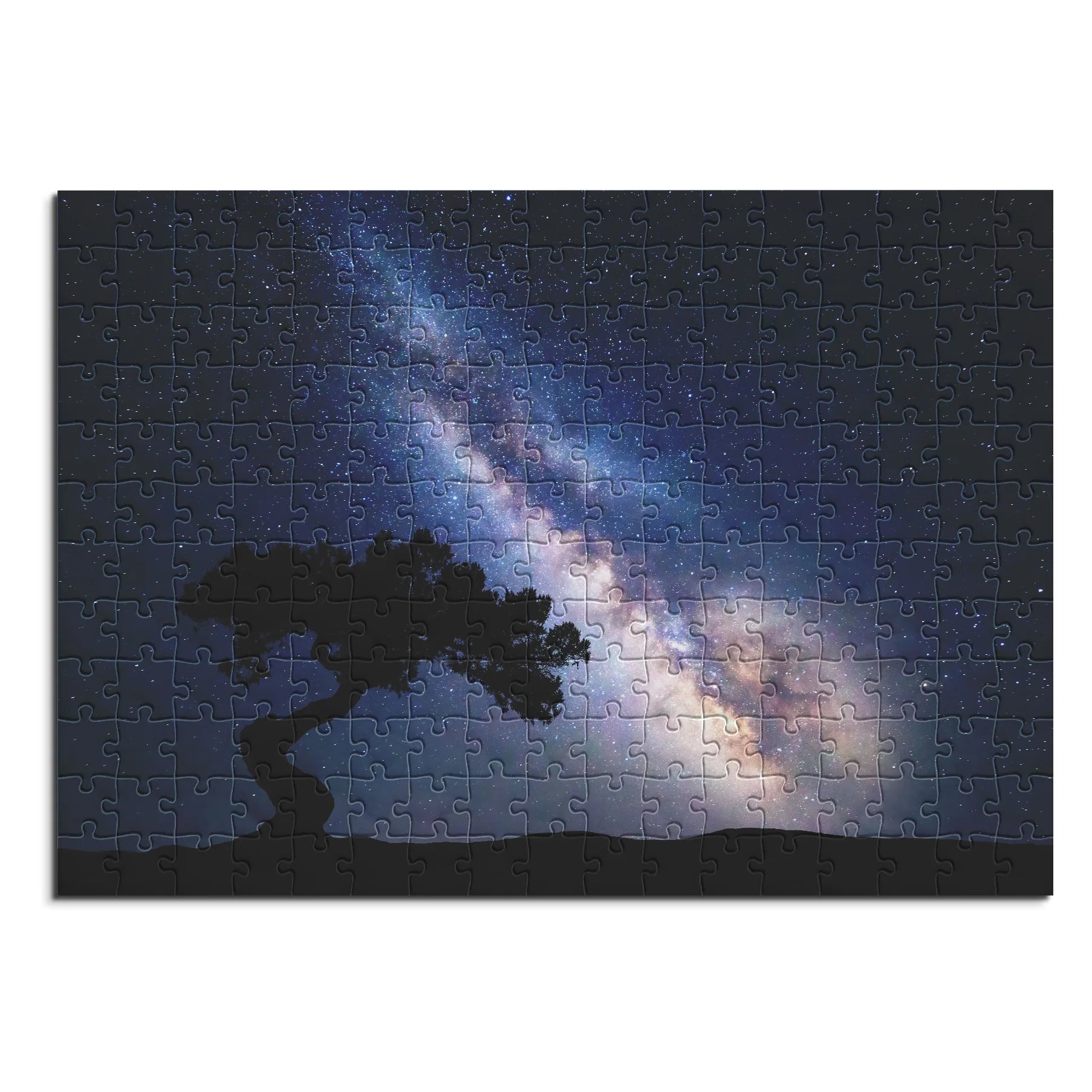 Milchstraße über Baum