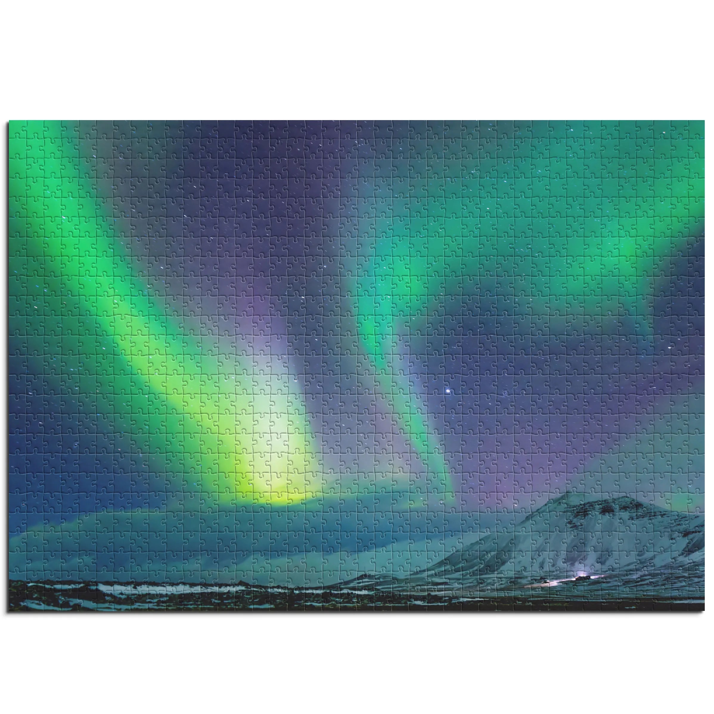 Polarlichter am Nachthimmel