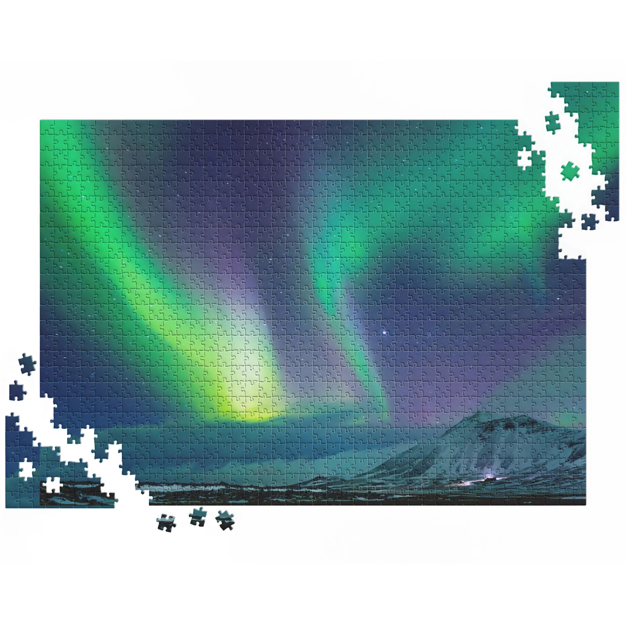 Polarlichter am Nachthimmel