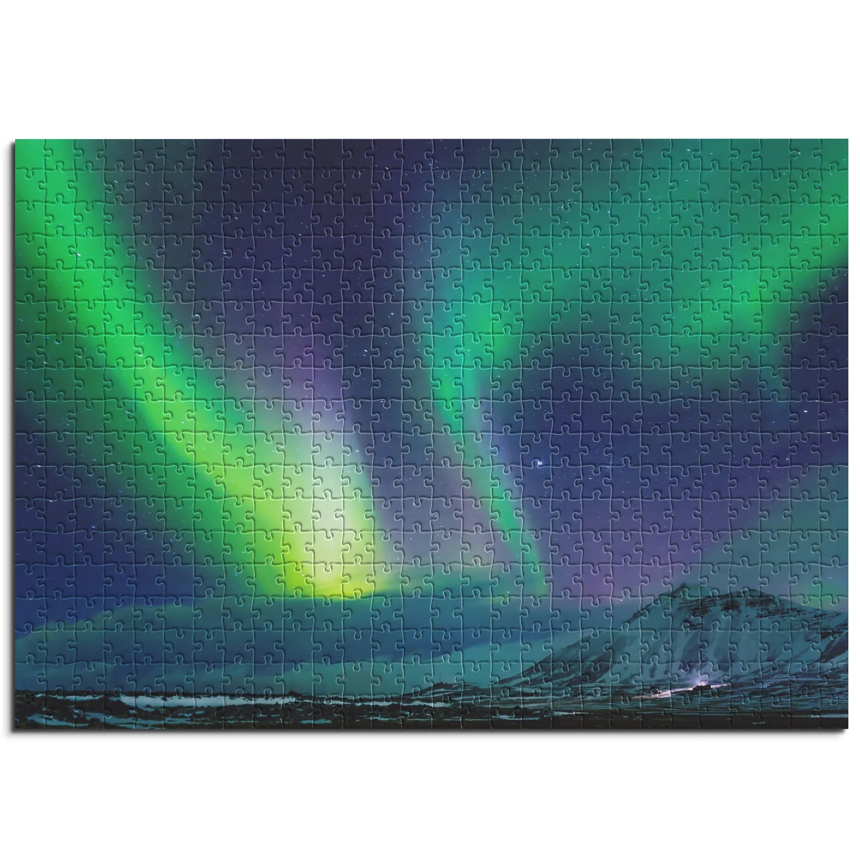 Polarlichter am Nachthimmel