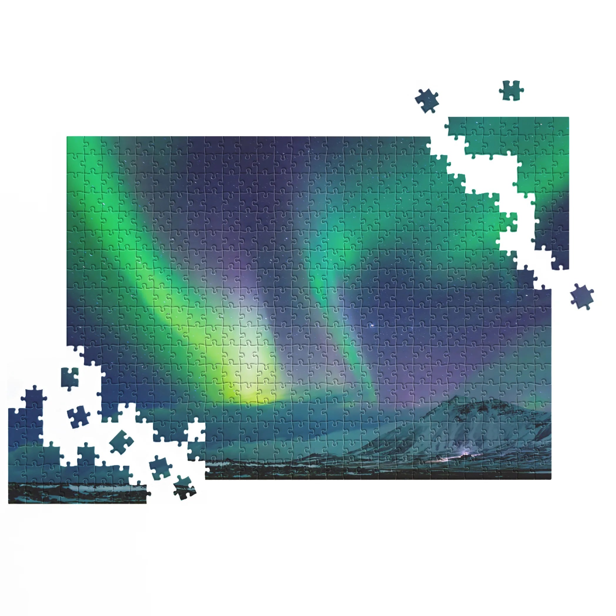 Polarlichter am Nachthimmel