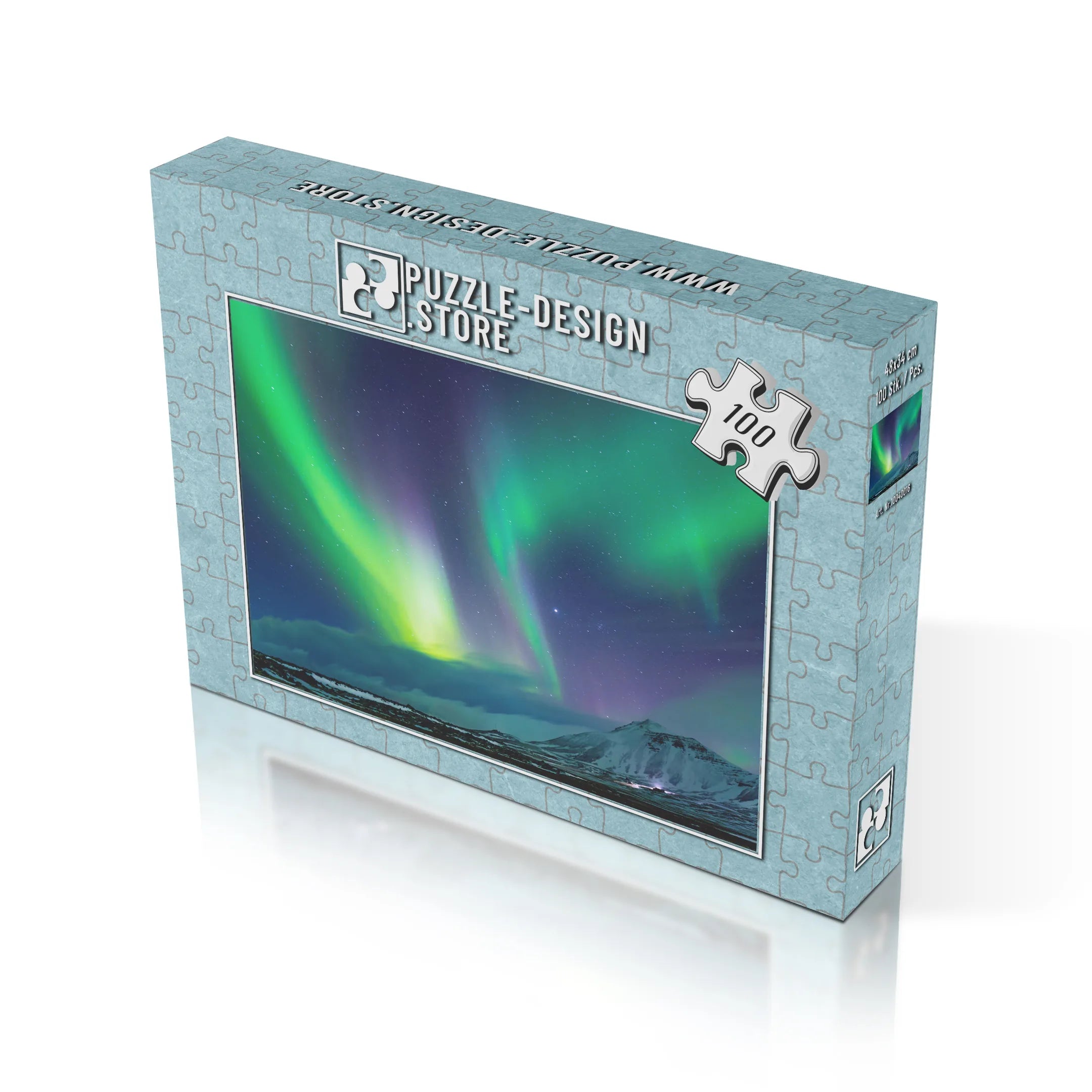 Aurores boréales dans le ciel nocturne