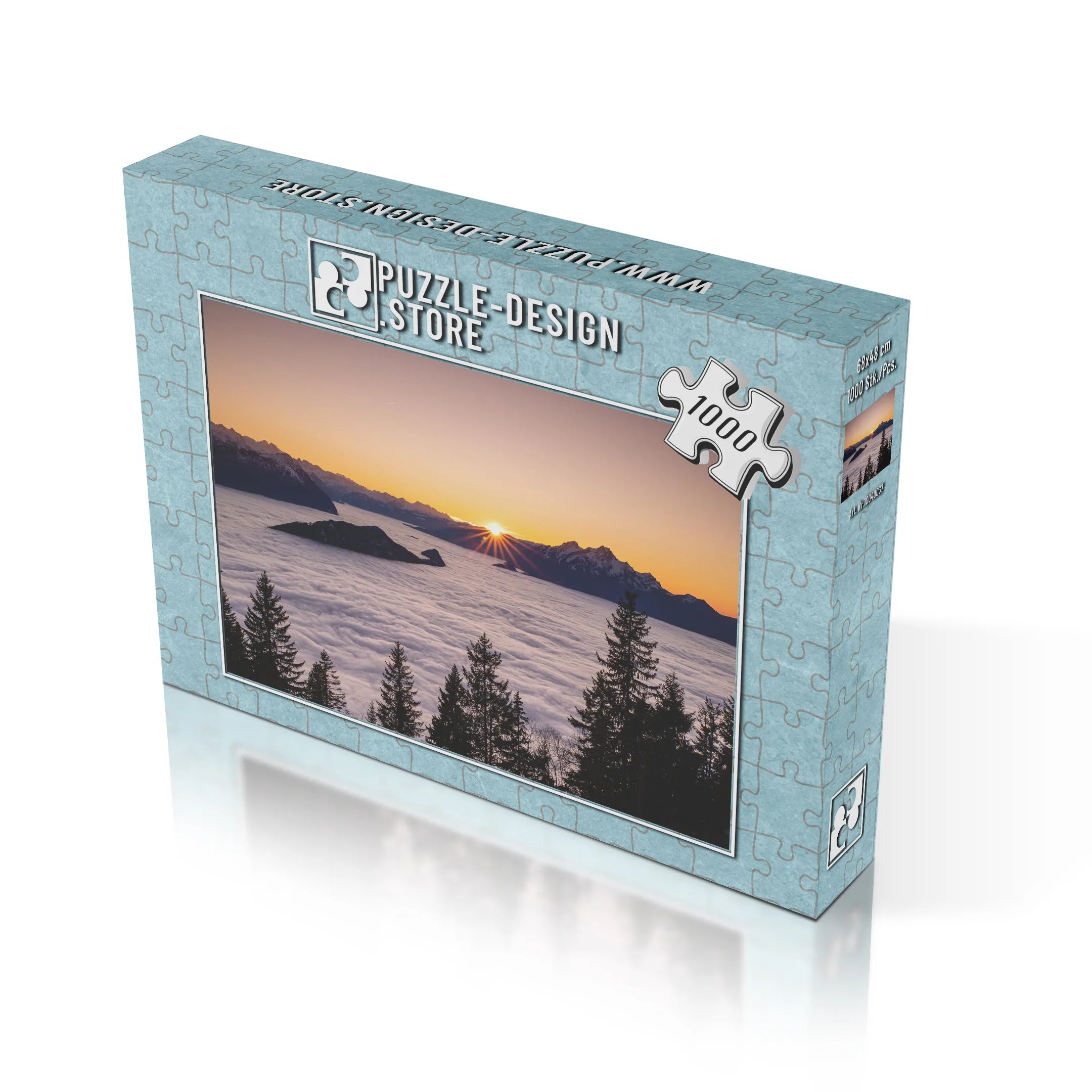 Sonnenaufgang Alpenmeer