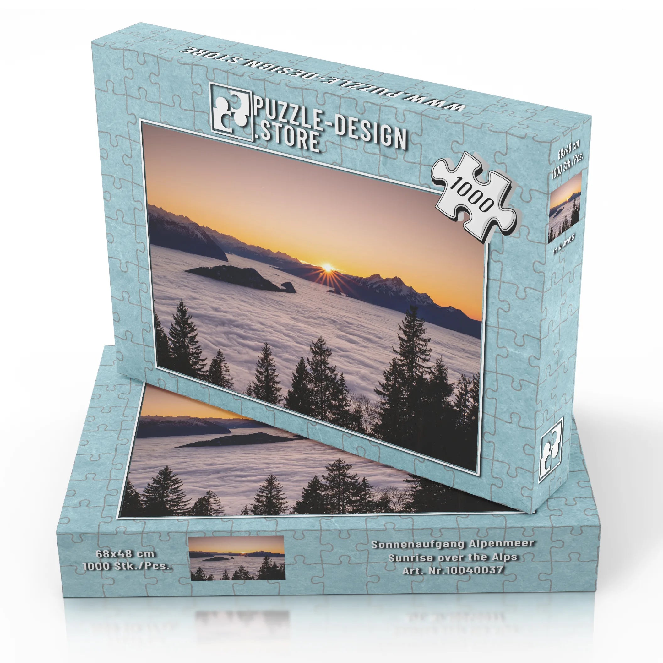 Sonnenaufgang Alpenmeer