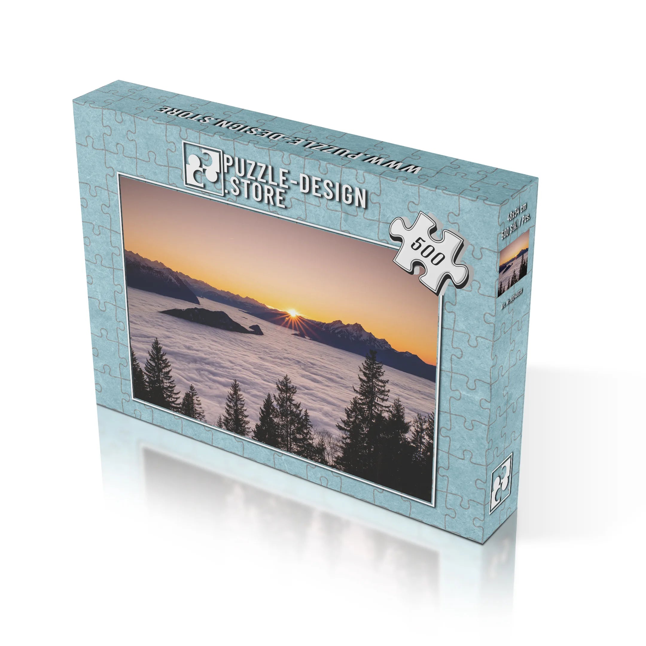 Sonnenaufgang Alpenmeer