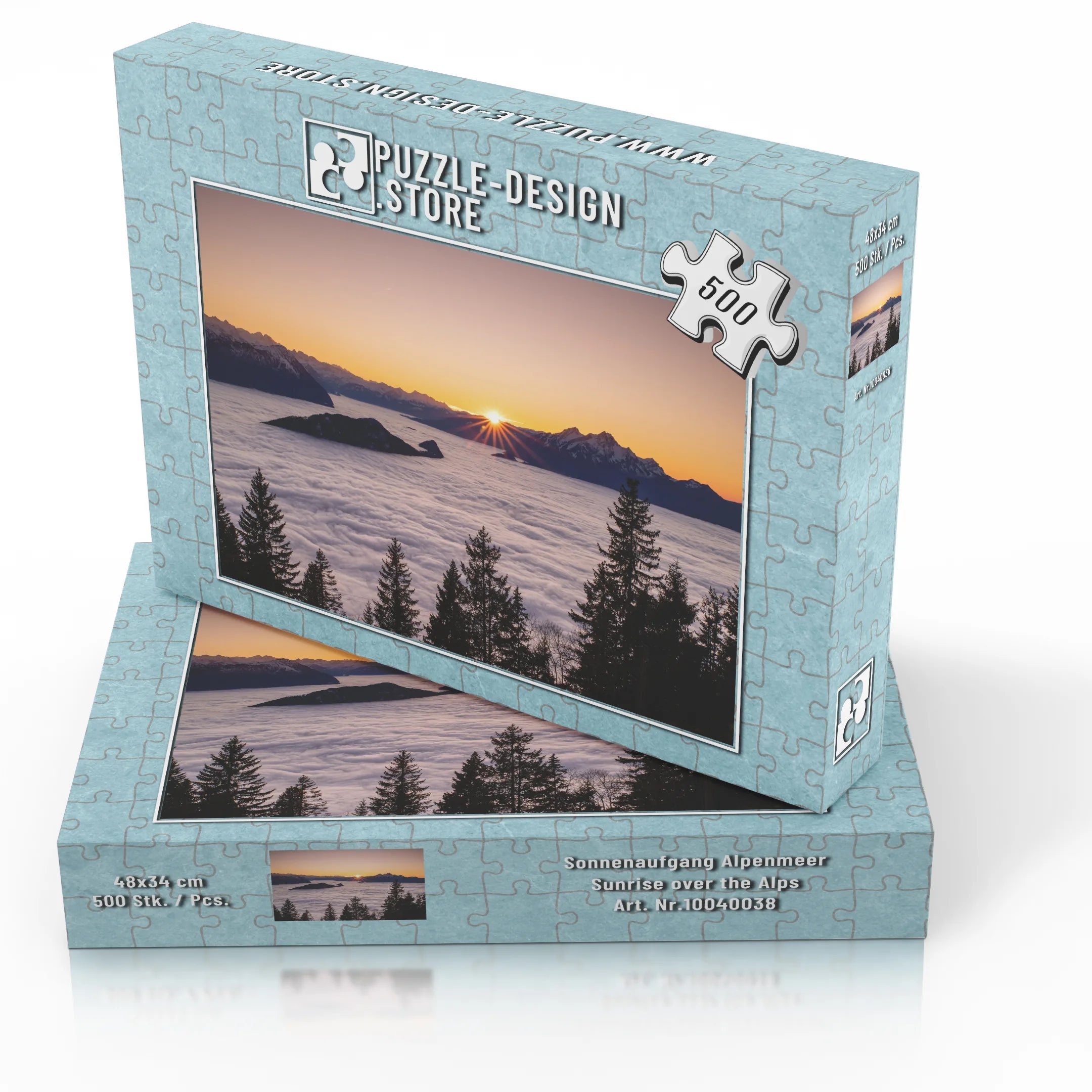 Sonnenaufgang Alpenmeer