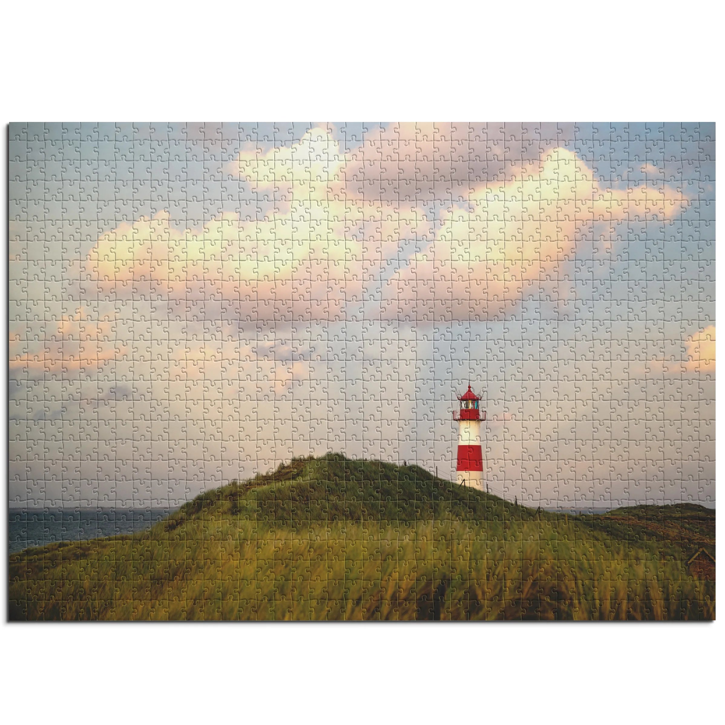 Leuchtturm im Abendlicht