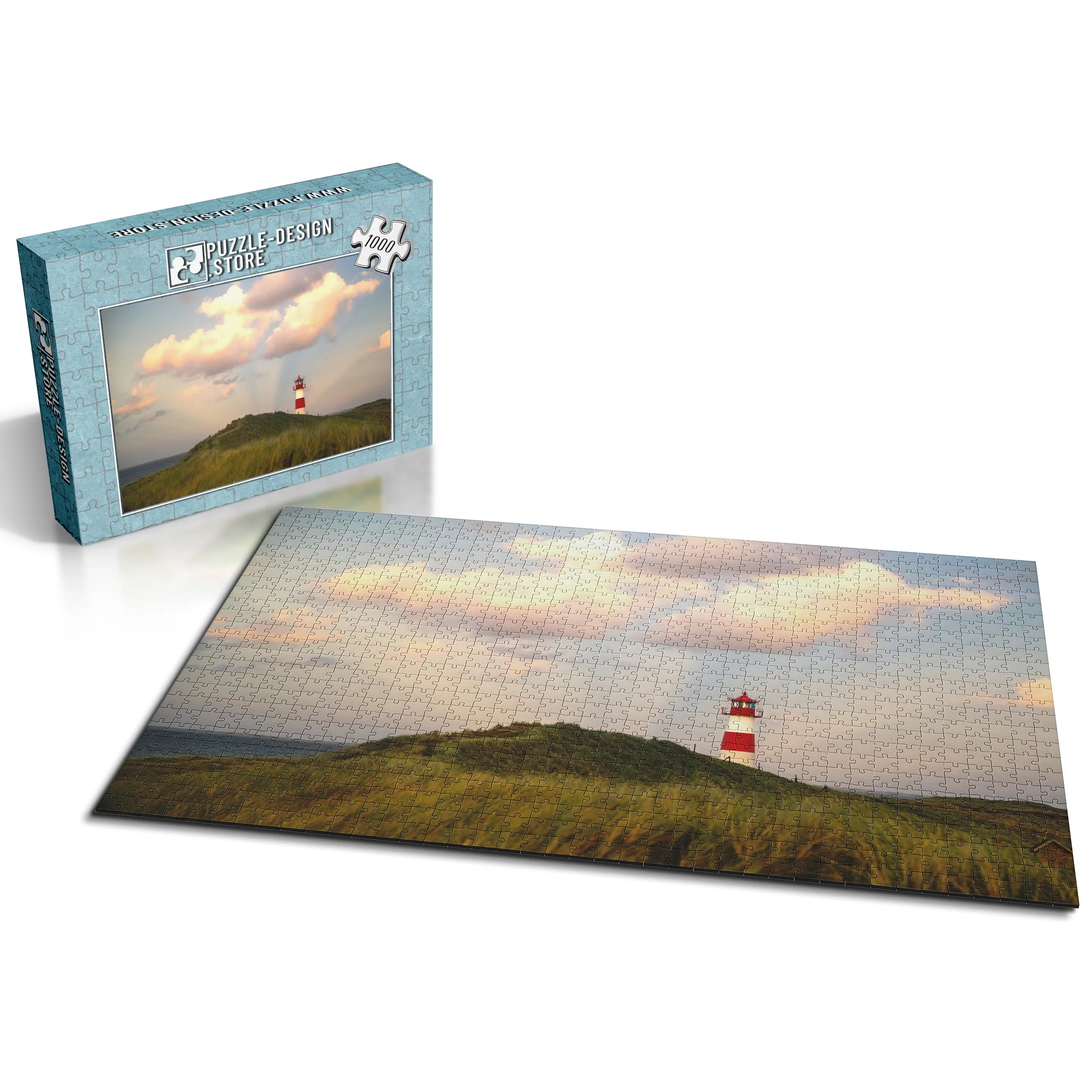 Leuchtturm im Abendlicht