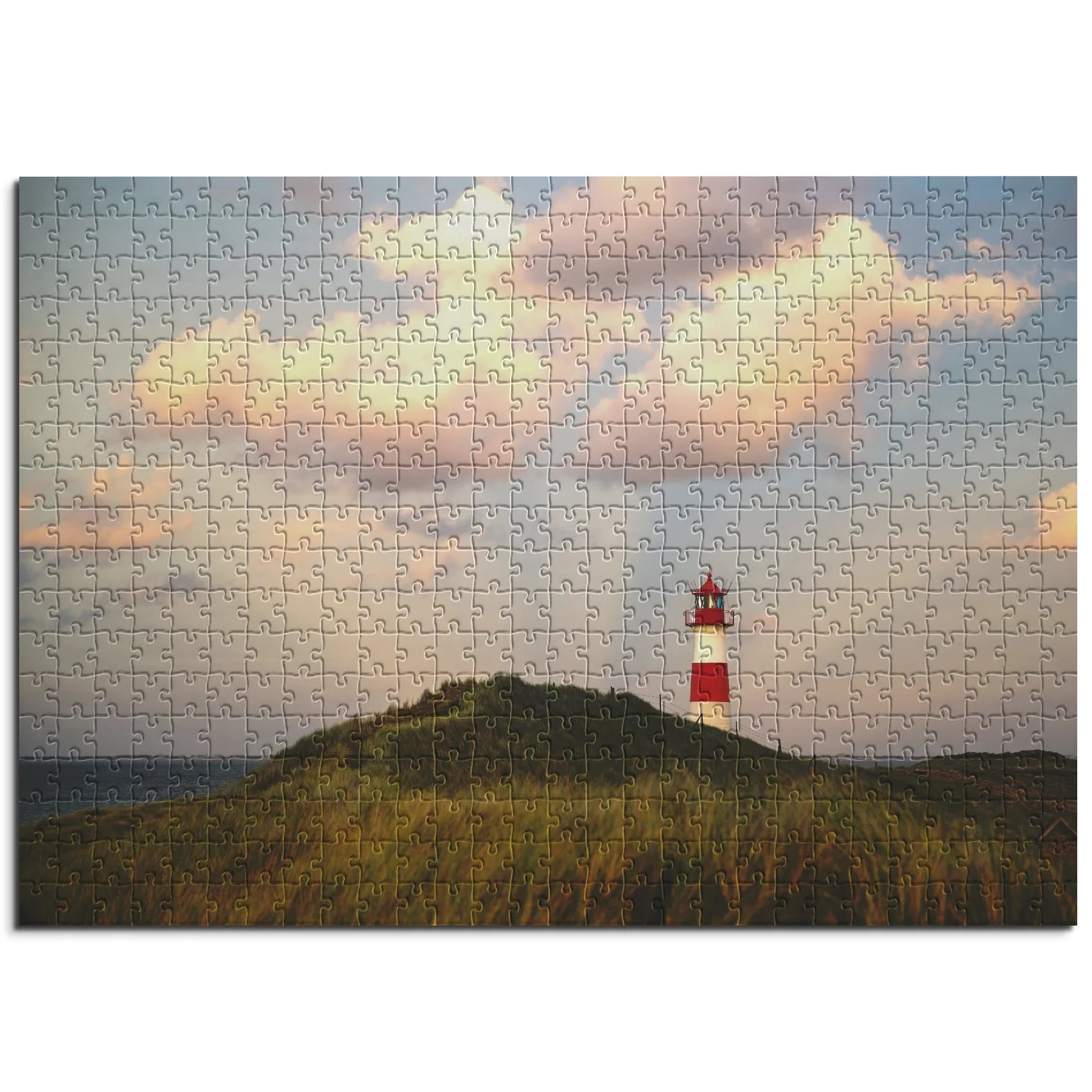 Phare dans la lumière du soir