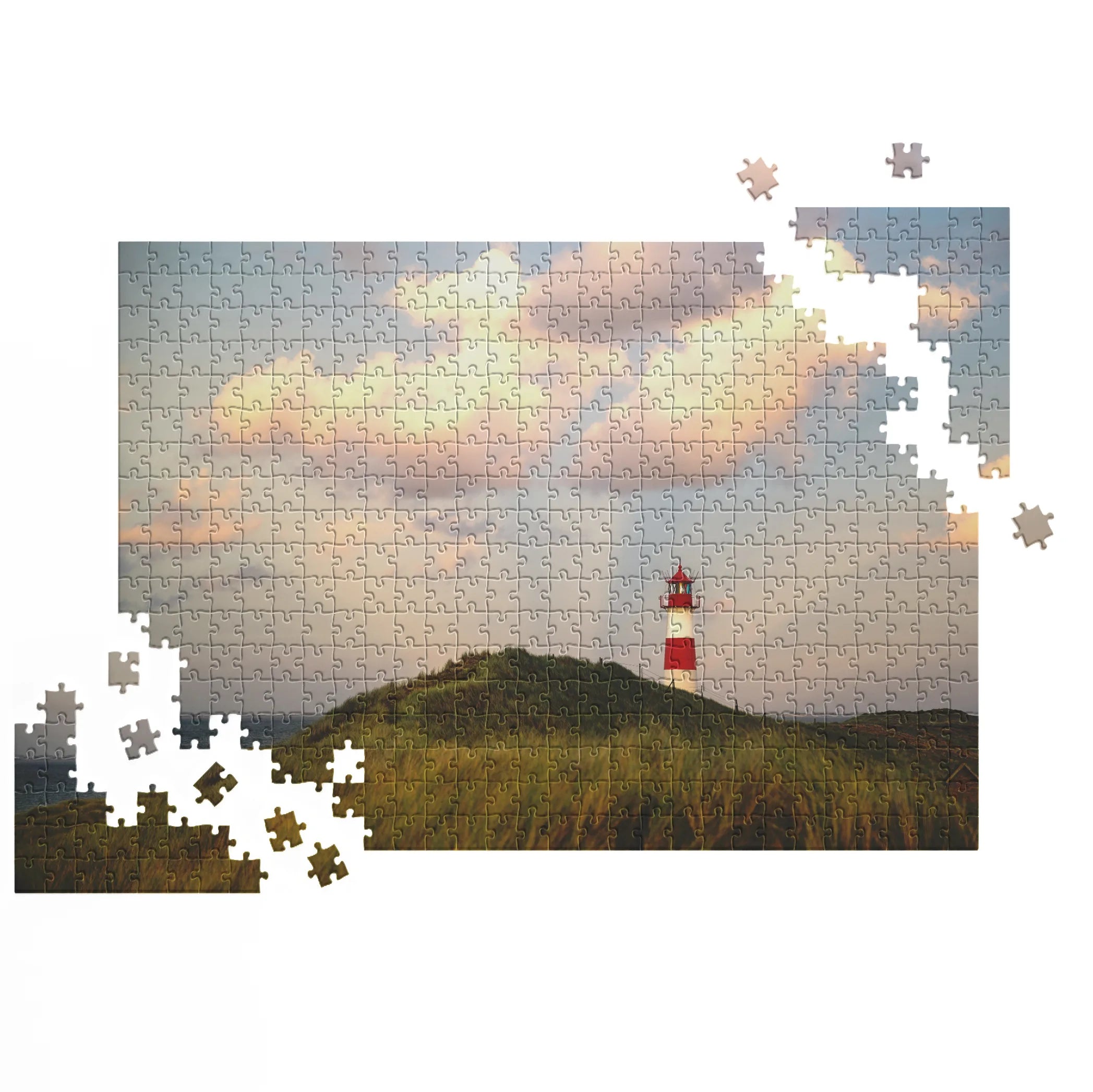 Phare dans la lumière du soir