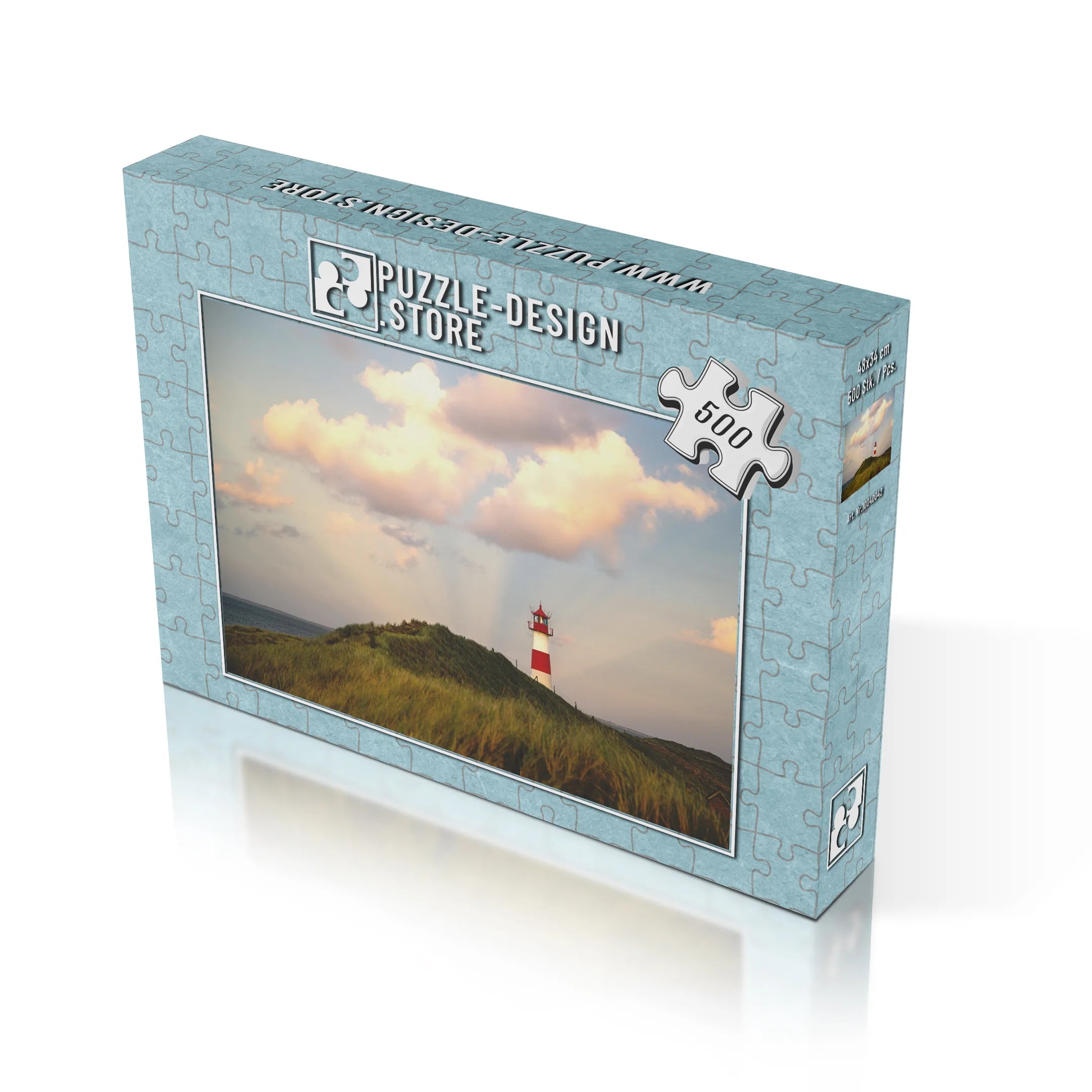 Phare dans la lumière du soir