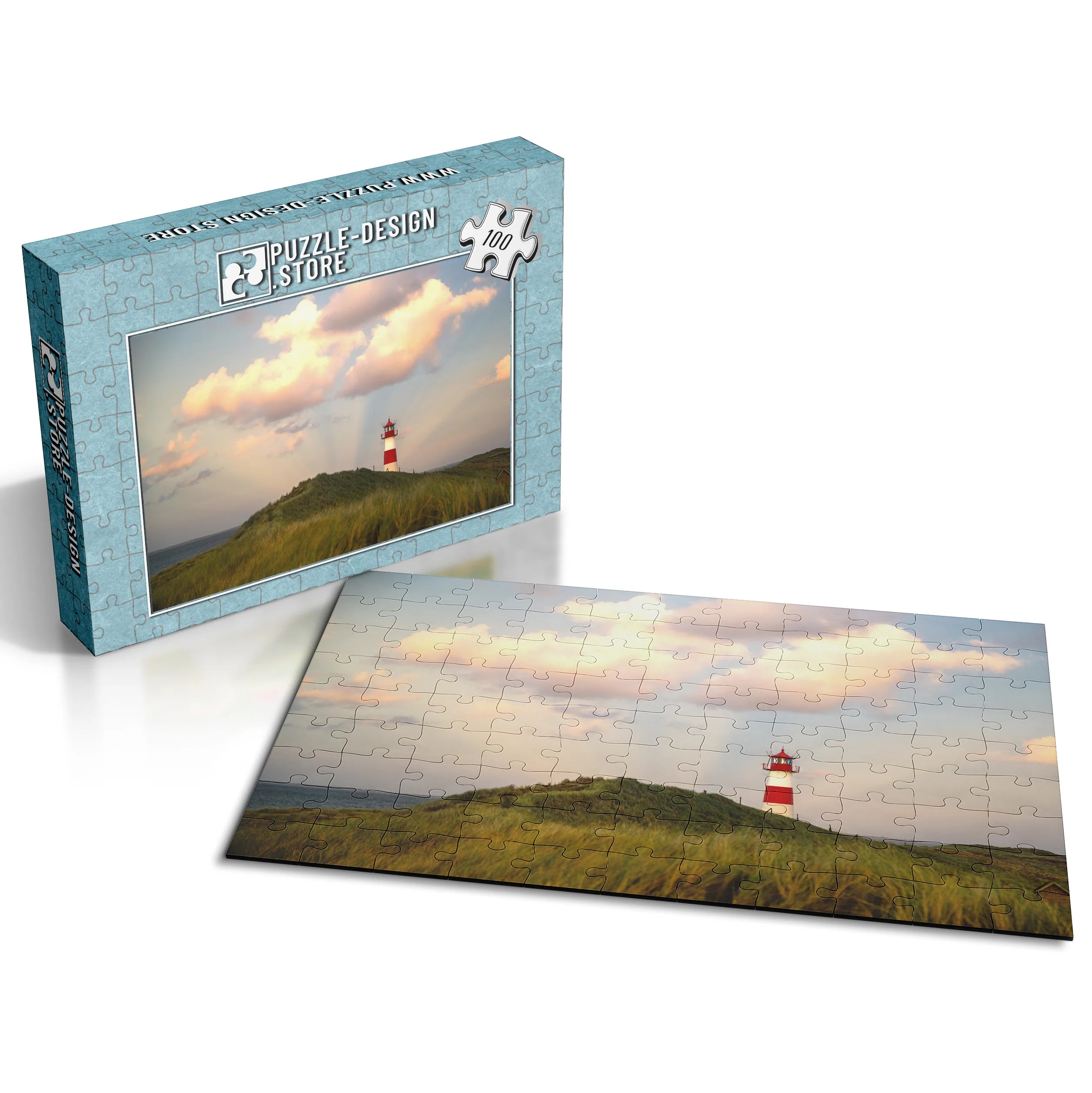 Leuchtturm im Abendlicht