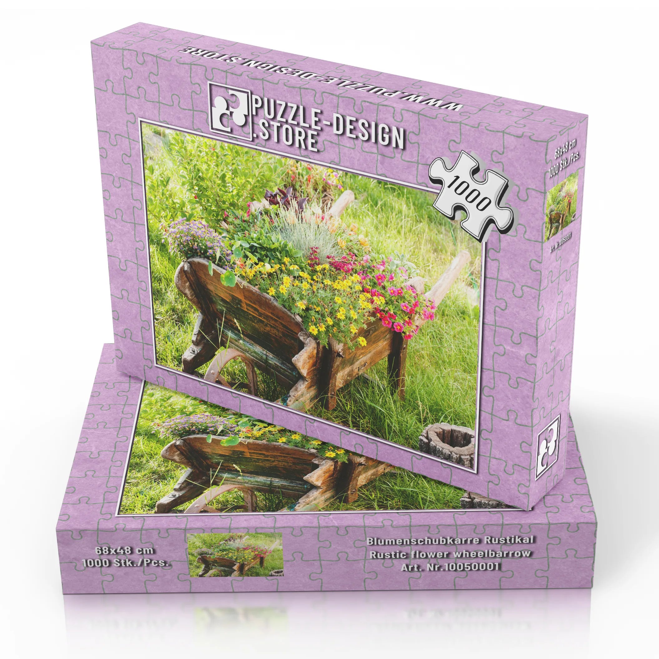 Blumenschubkarre Rustikal