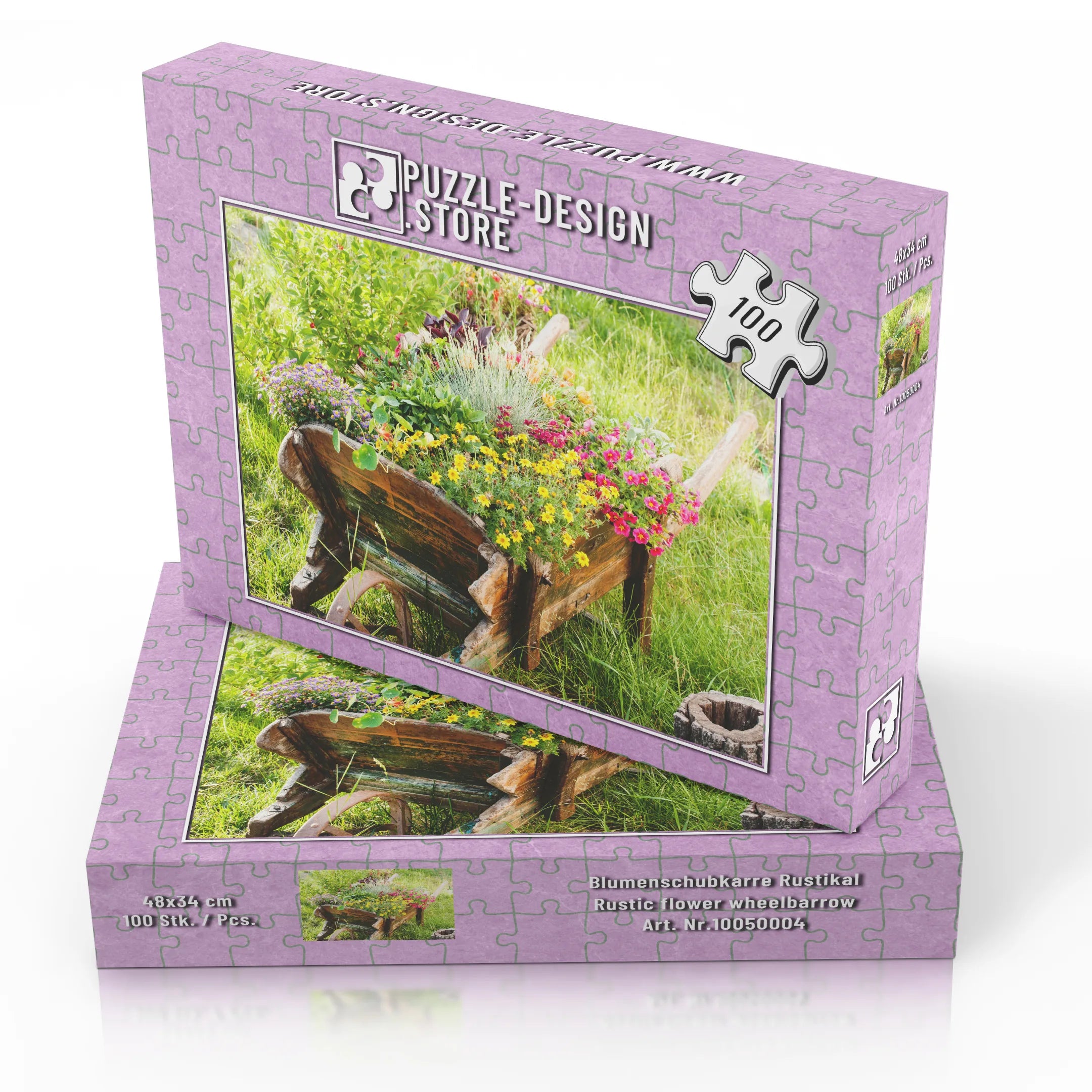 Blumenschubkarre Rustikal