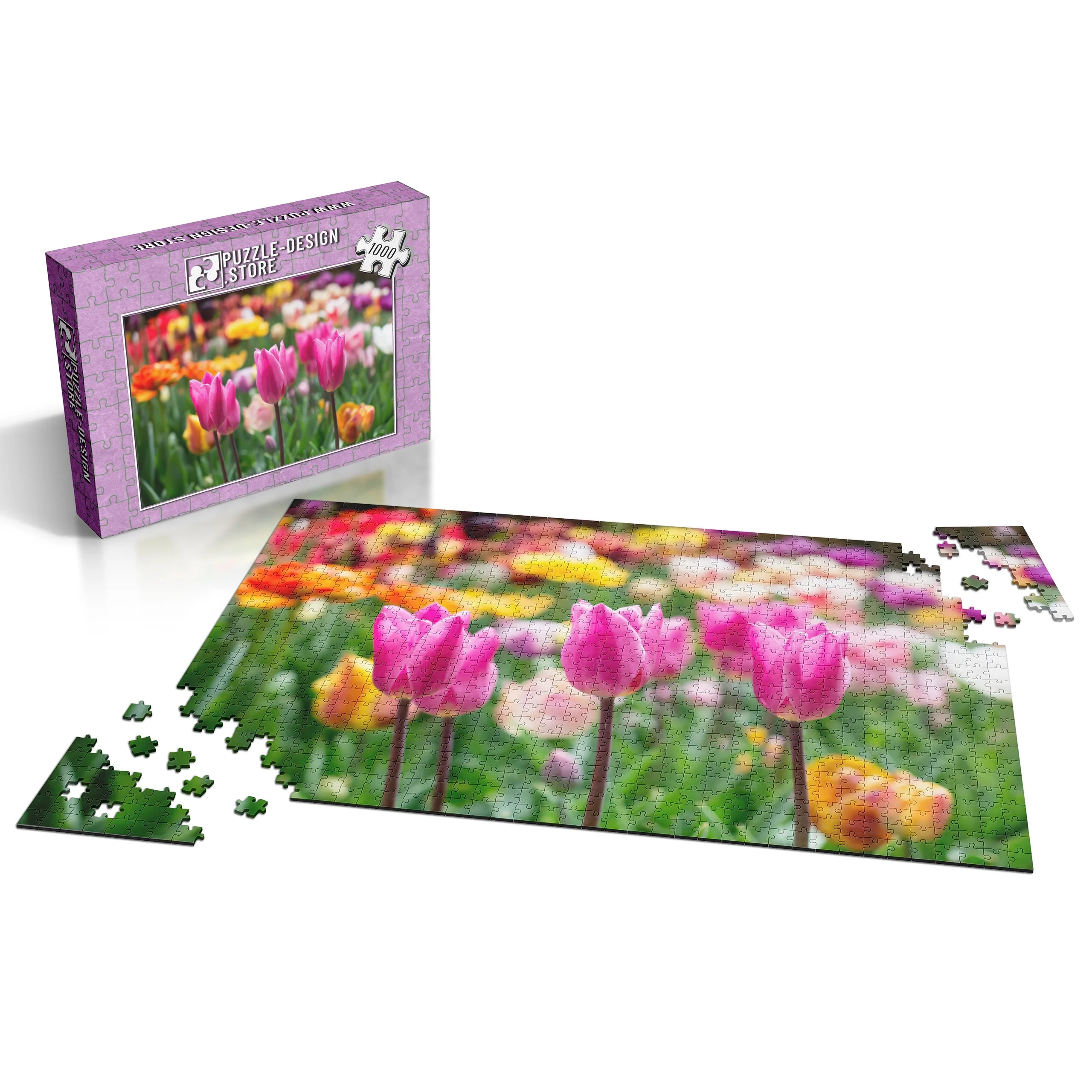 Pinkfarbene Tulpenpracht