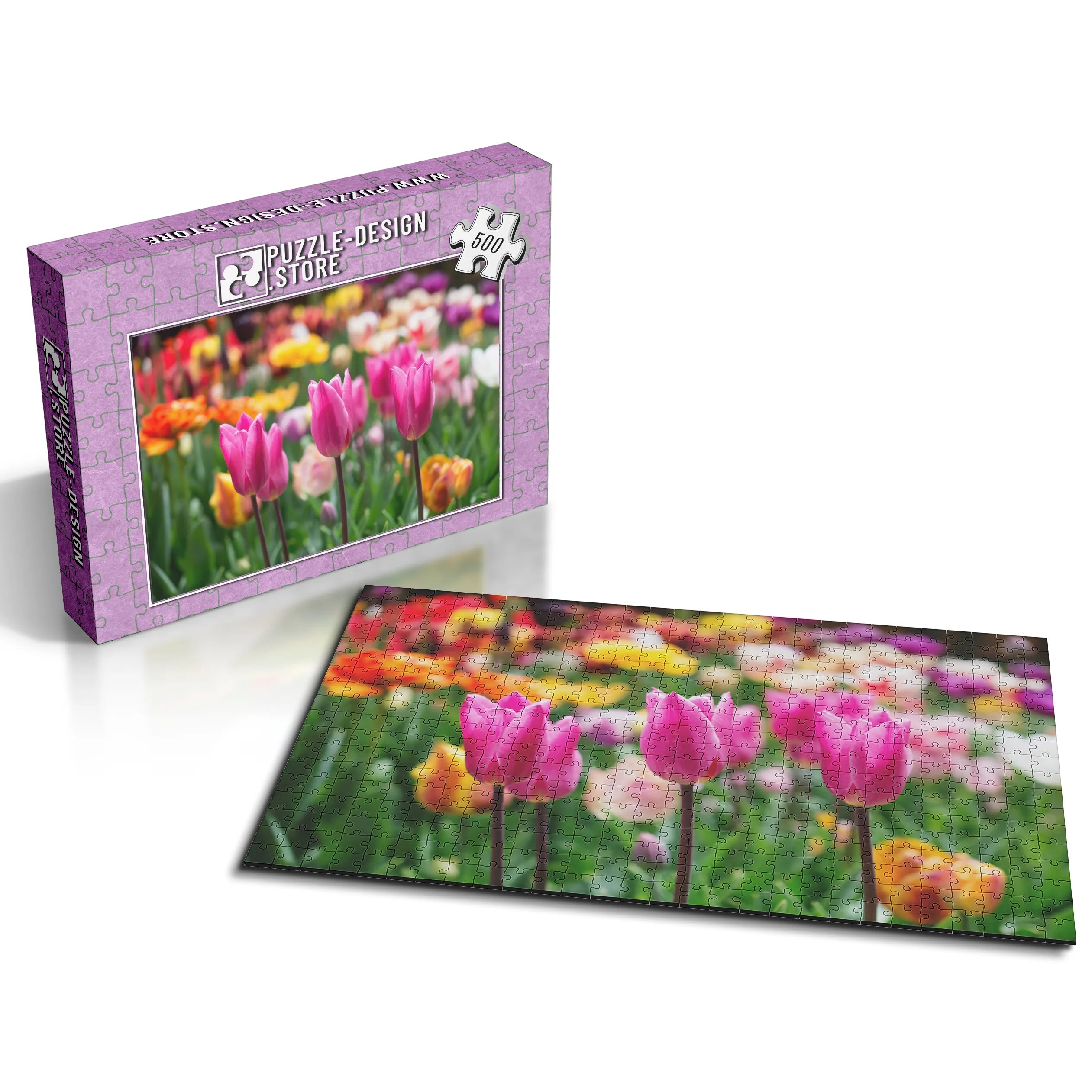 Pinkfarbene Tulpenpracht