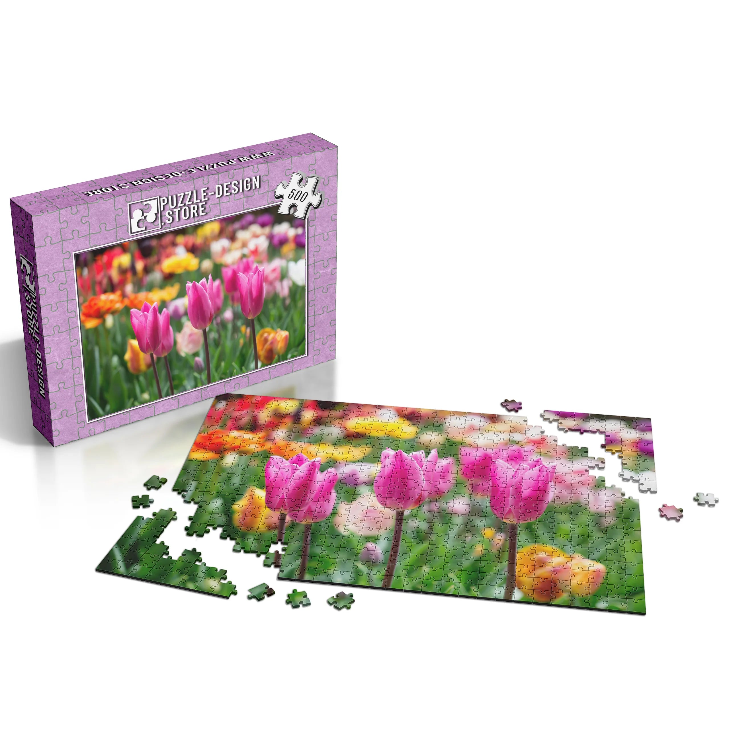 Pinkfarbene Tulpenpracht