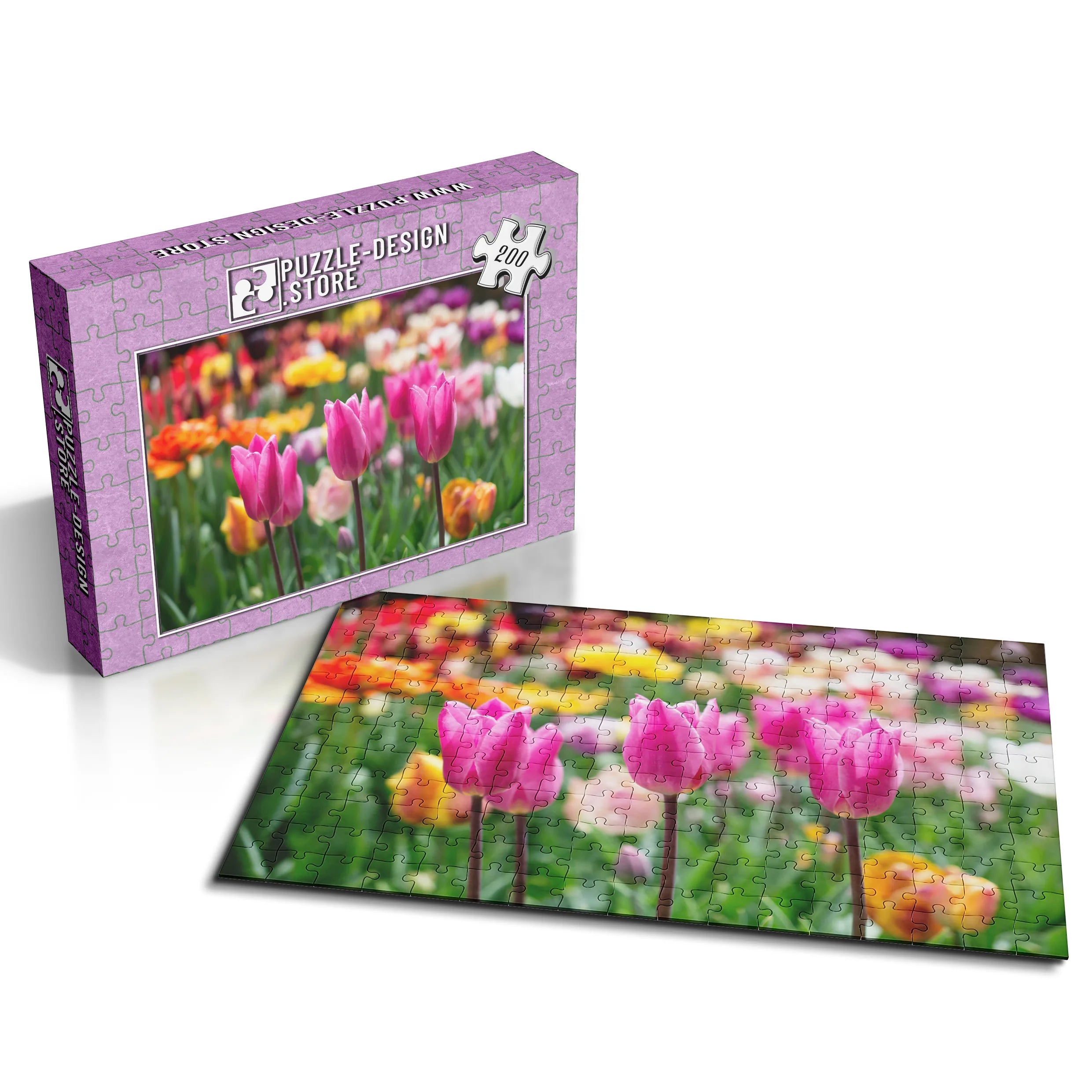 Pinkfarbene Tulpenpracht