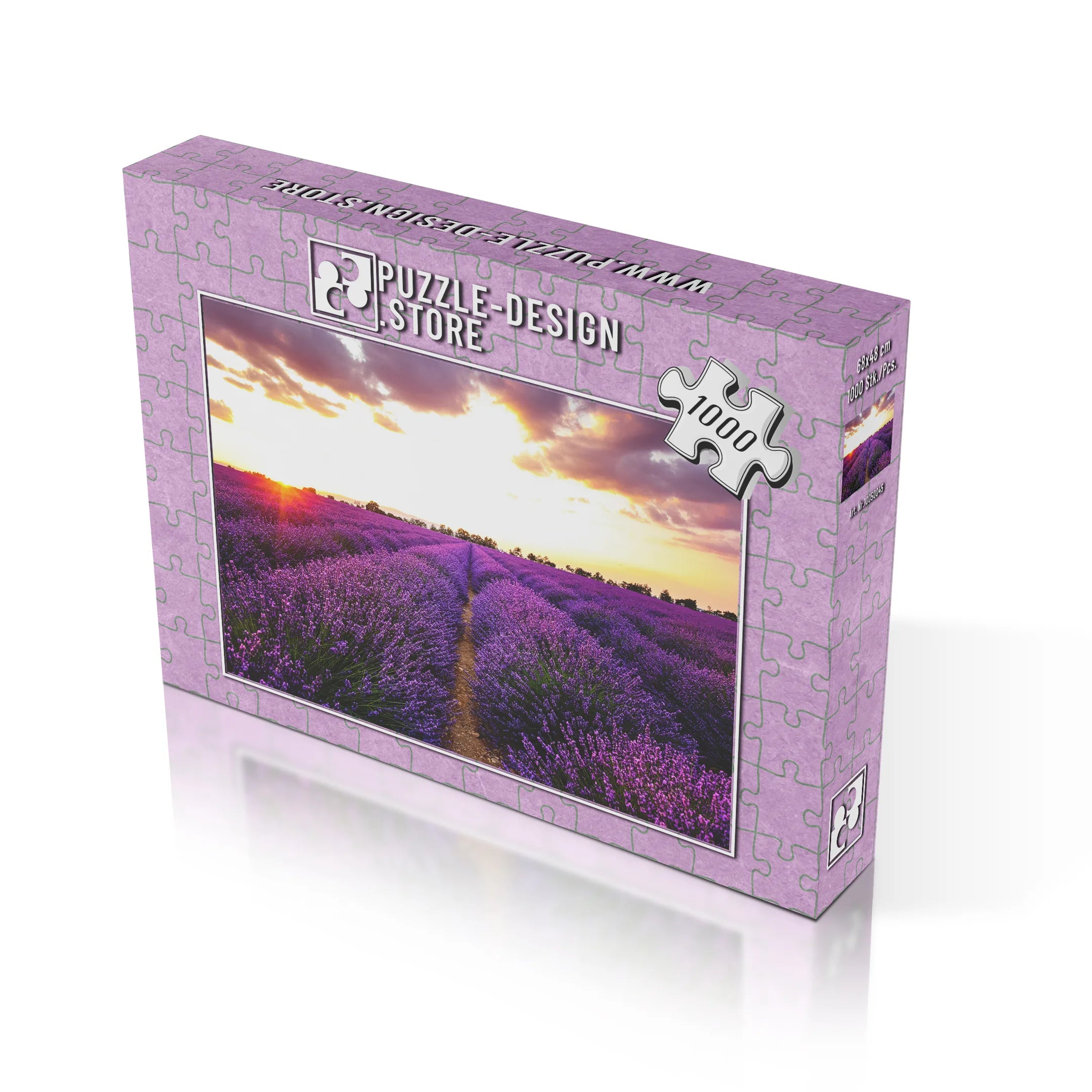 Lavendelfeld bei Sonnenuntergang