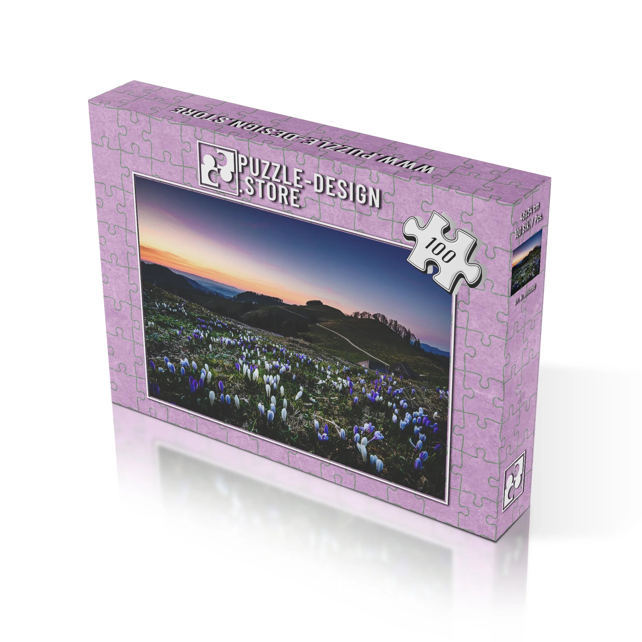 Crocus dans la lumière du soir