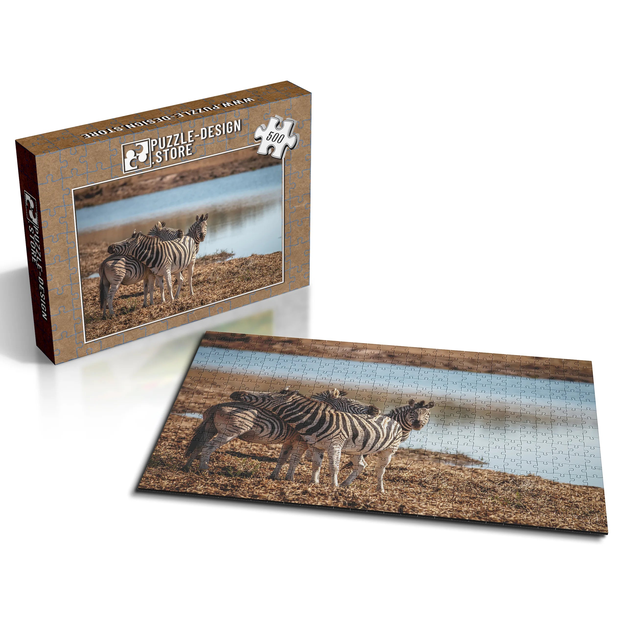 Zebras am Wasserloch