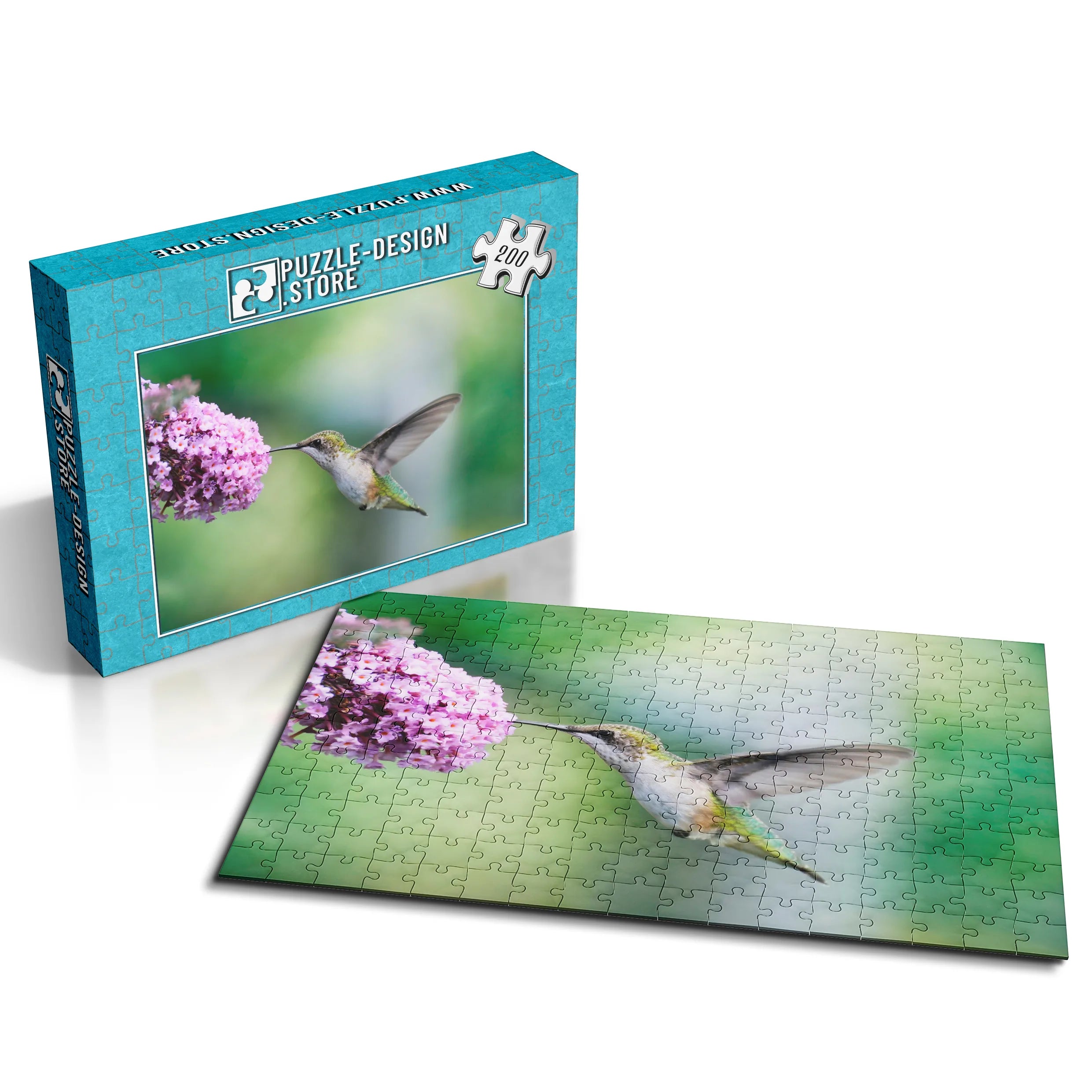 Colibri sur du nectar