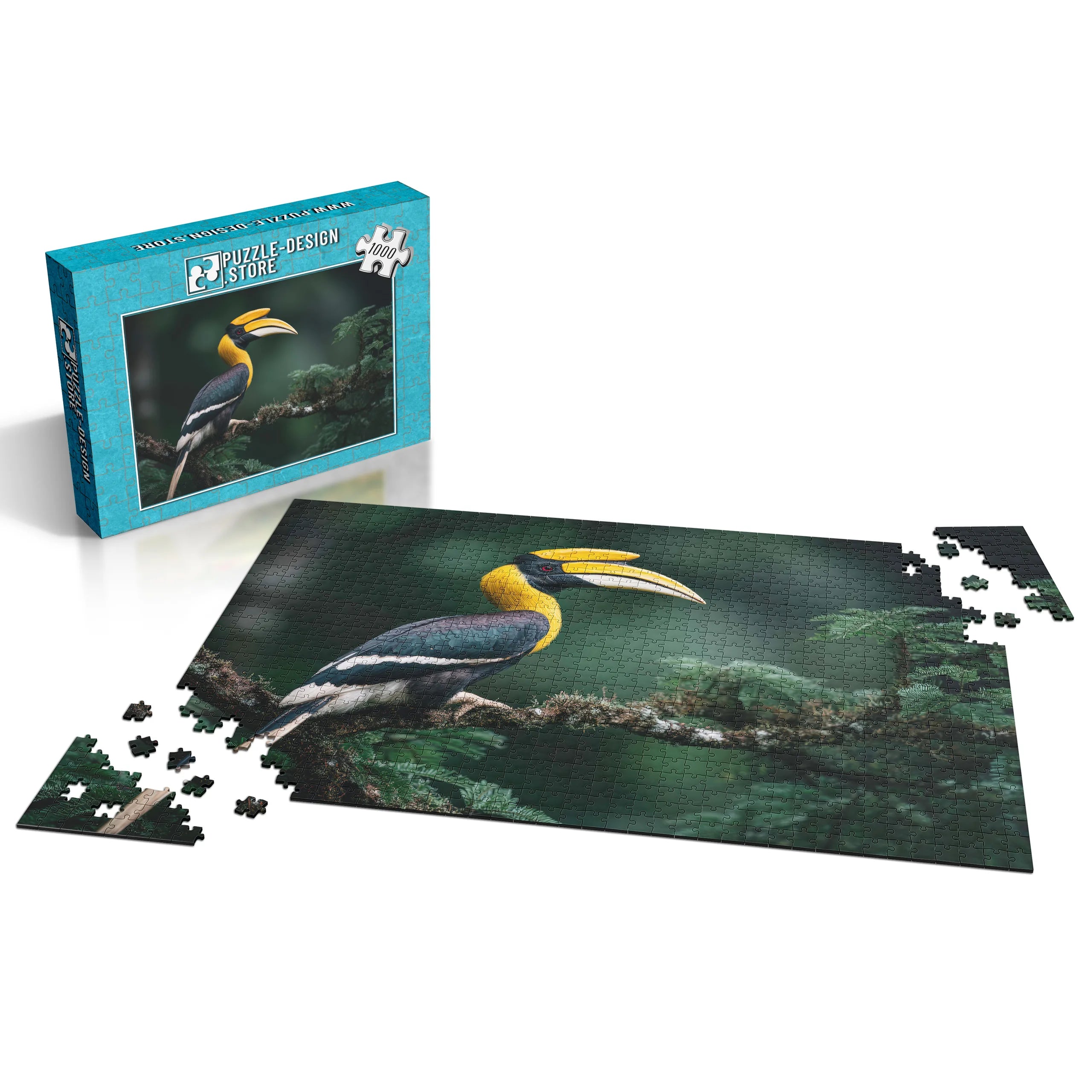 Exotischer Hornvogel