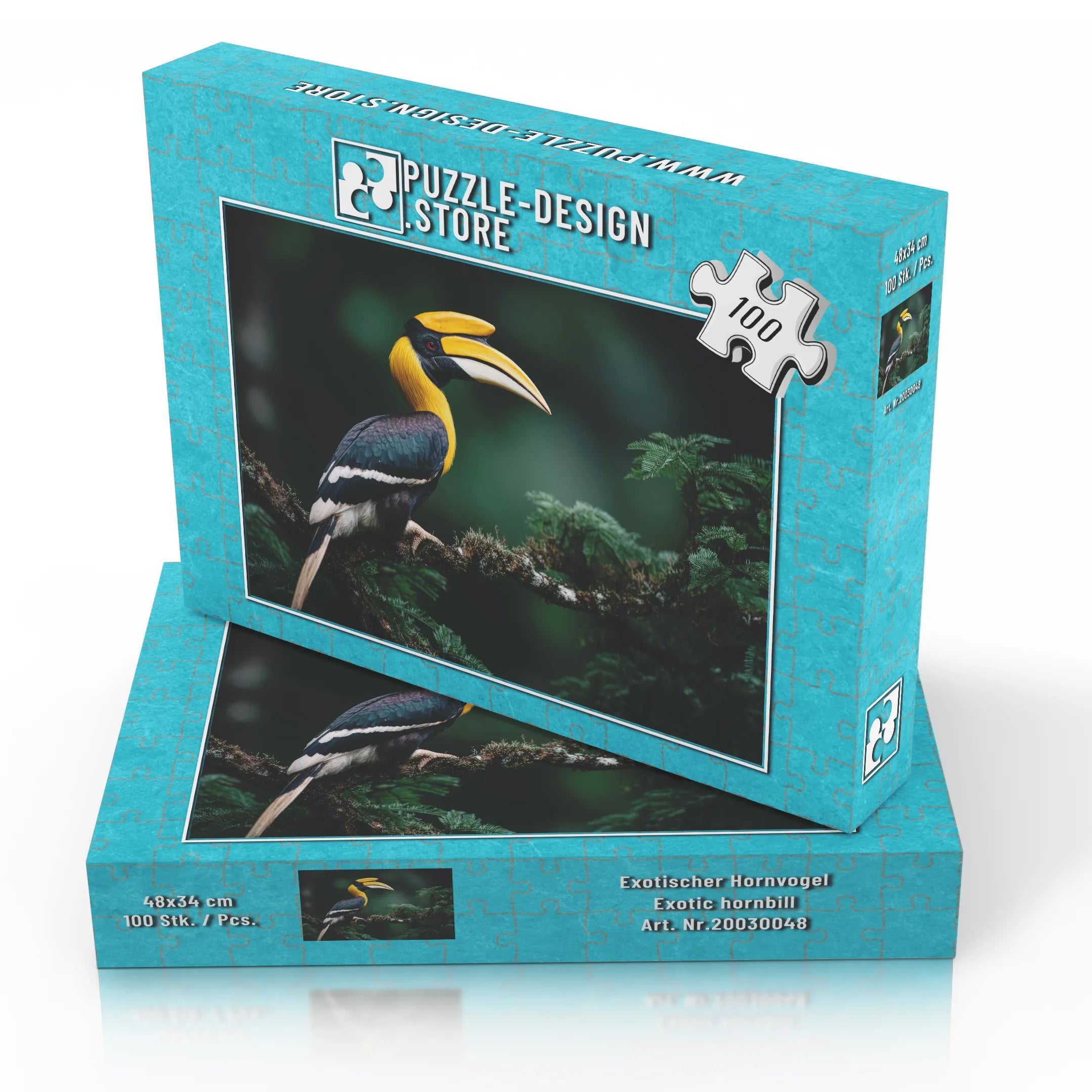 Exotischer Hornvogel