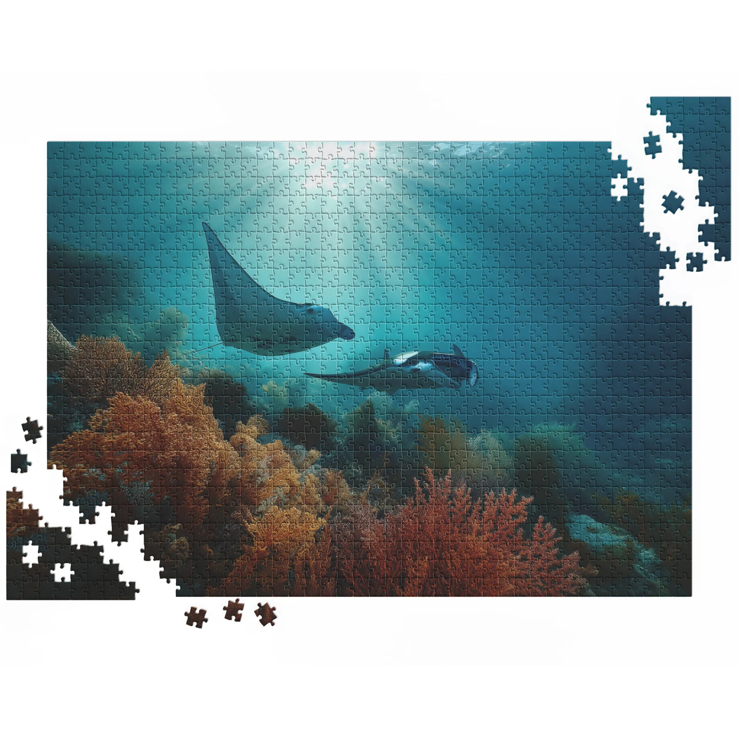 Beeindruckende Mantarochen