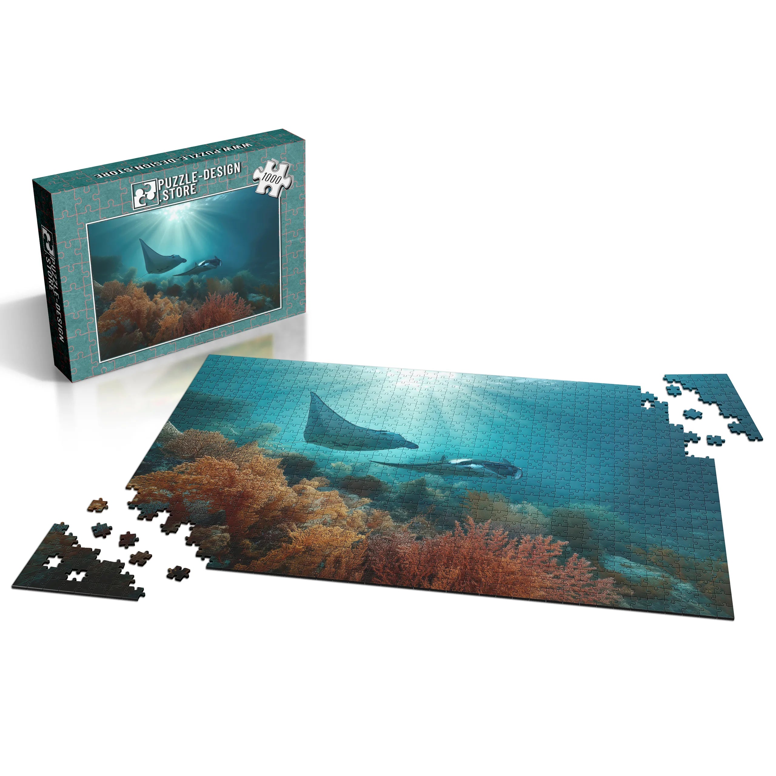 Beeindruckende Mantarochen