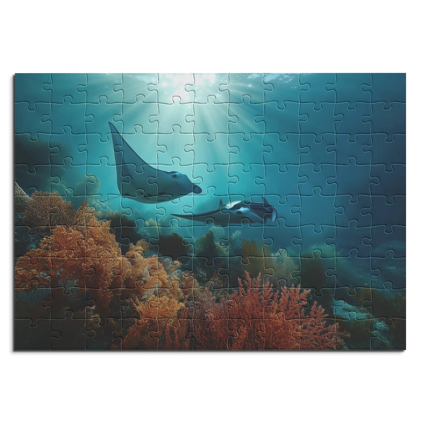 Beeindruckende Mantarochen