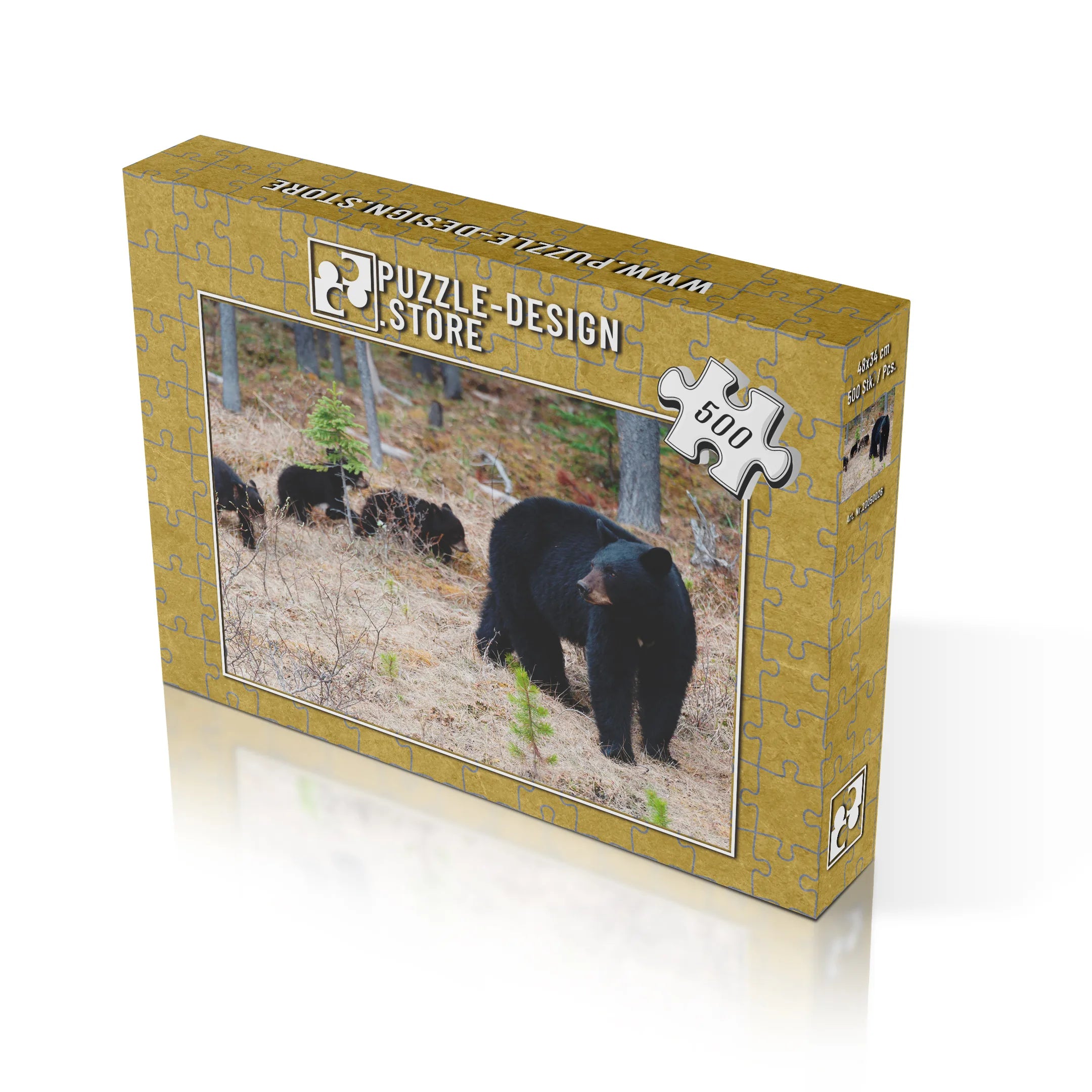 Schwarzbär mit Jungen