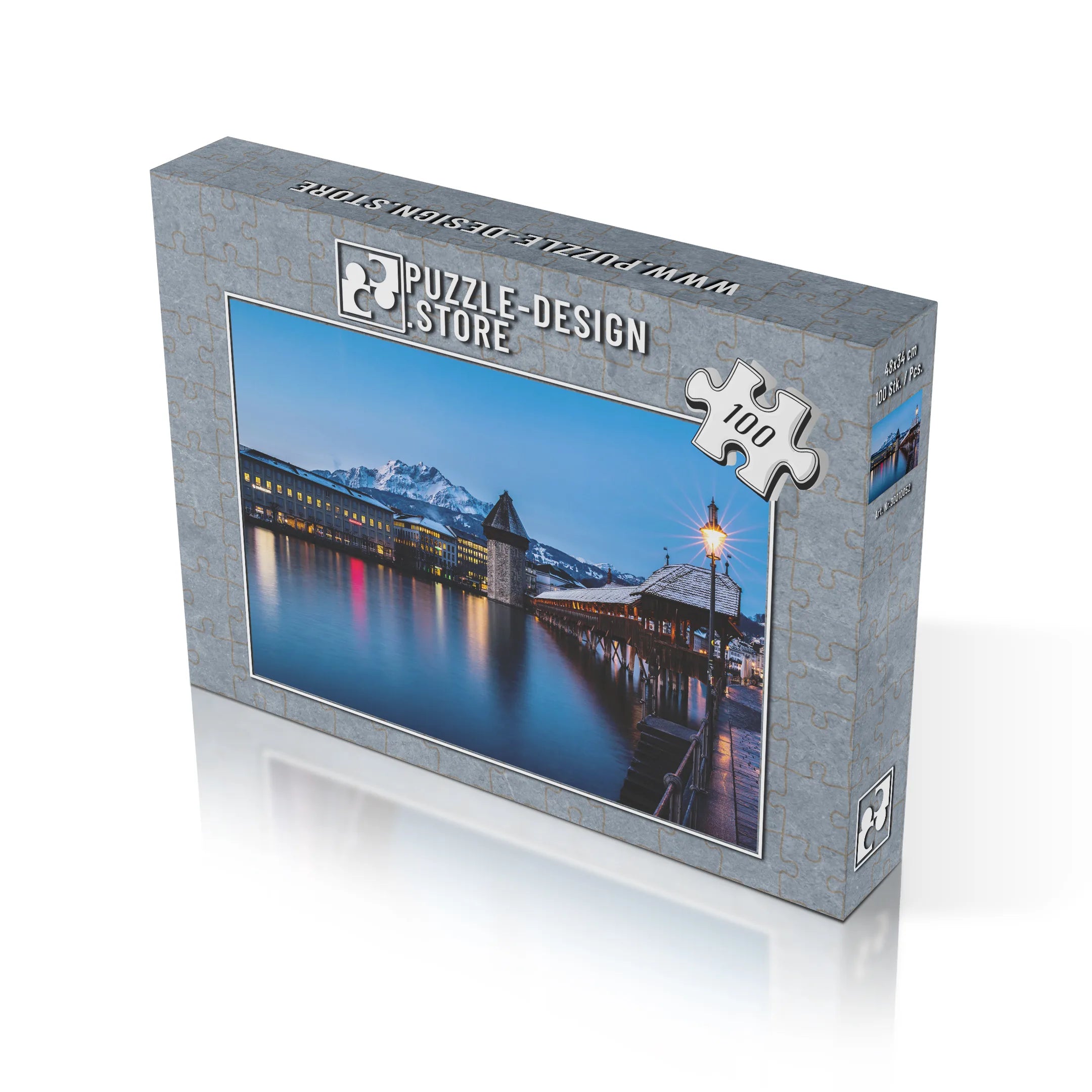 Chapel Bridge en soirée