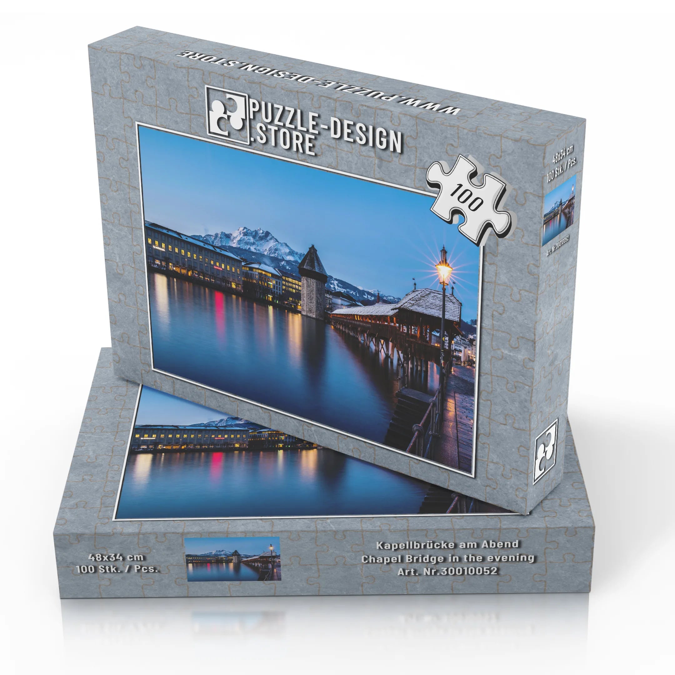 Chapel Bridge en soirée