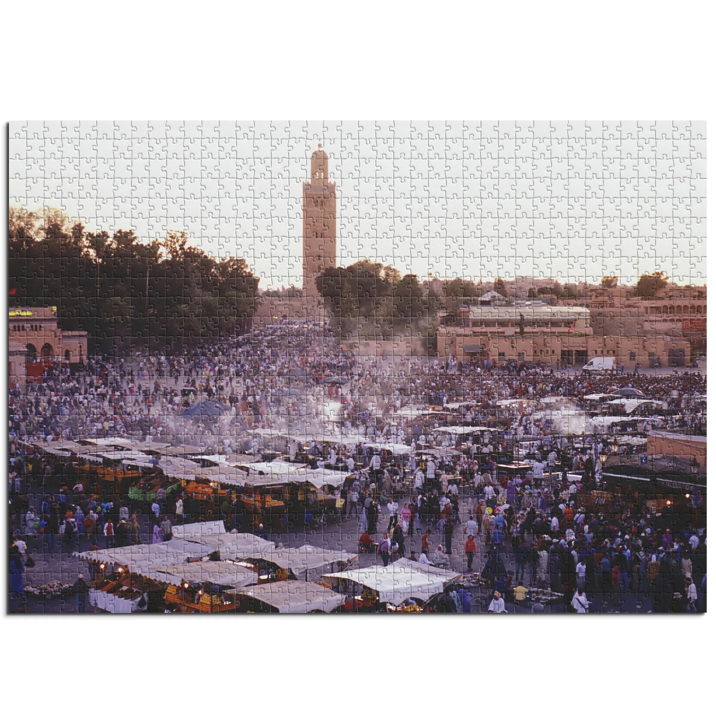 Marrakesch Markttreiben Abend