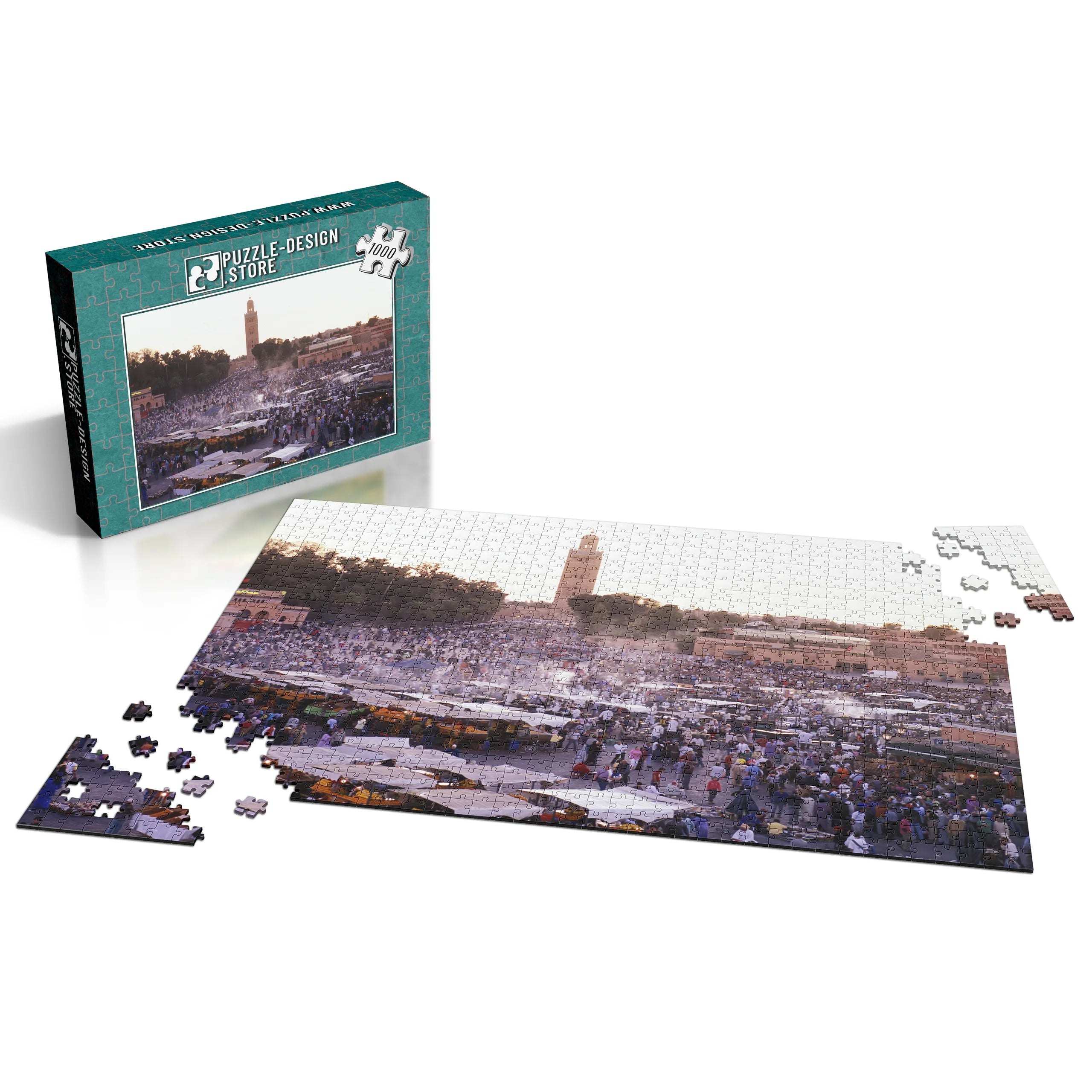 Marrakesch Markttreiben Abend